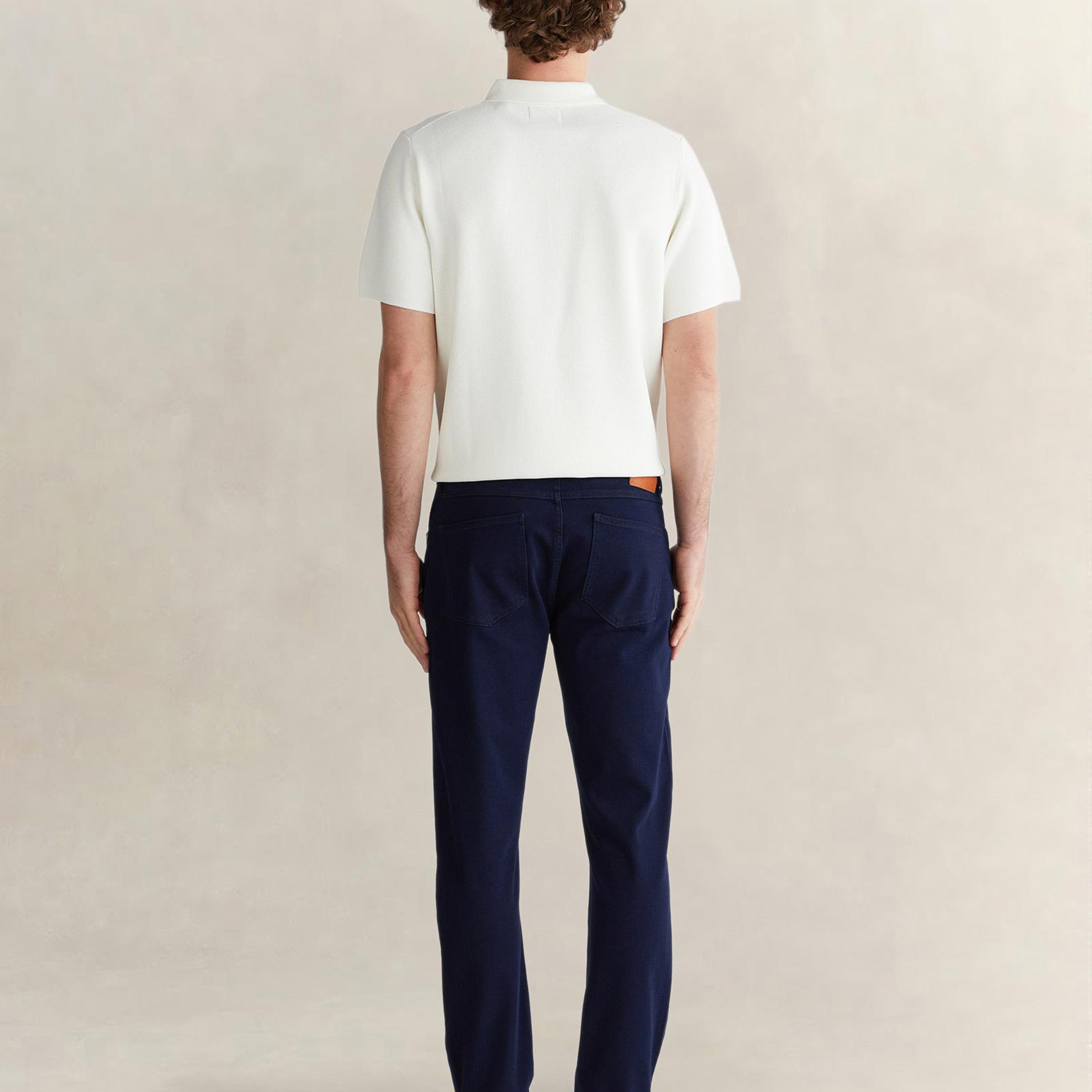 GANT Erkek Mavi Regular Fit Logolu Jean