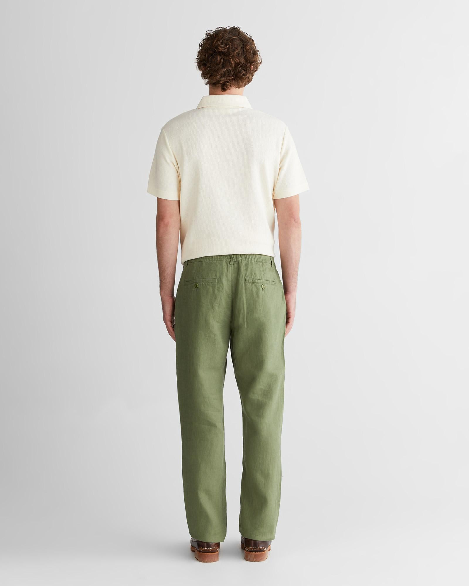 GANT Erkek Yeşil Regular Fit Pantolon