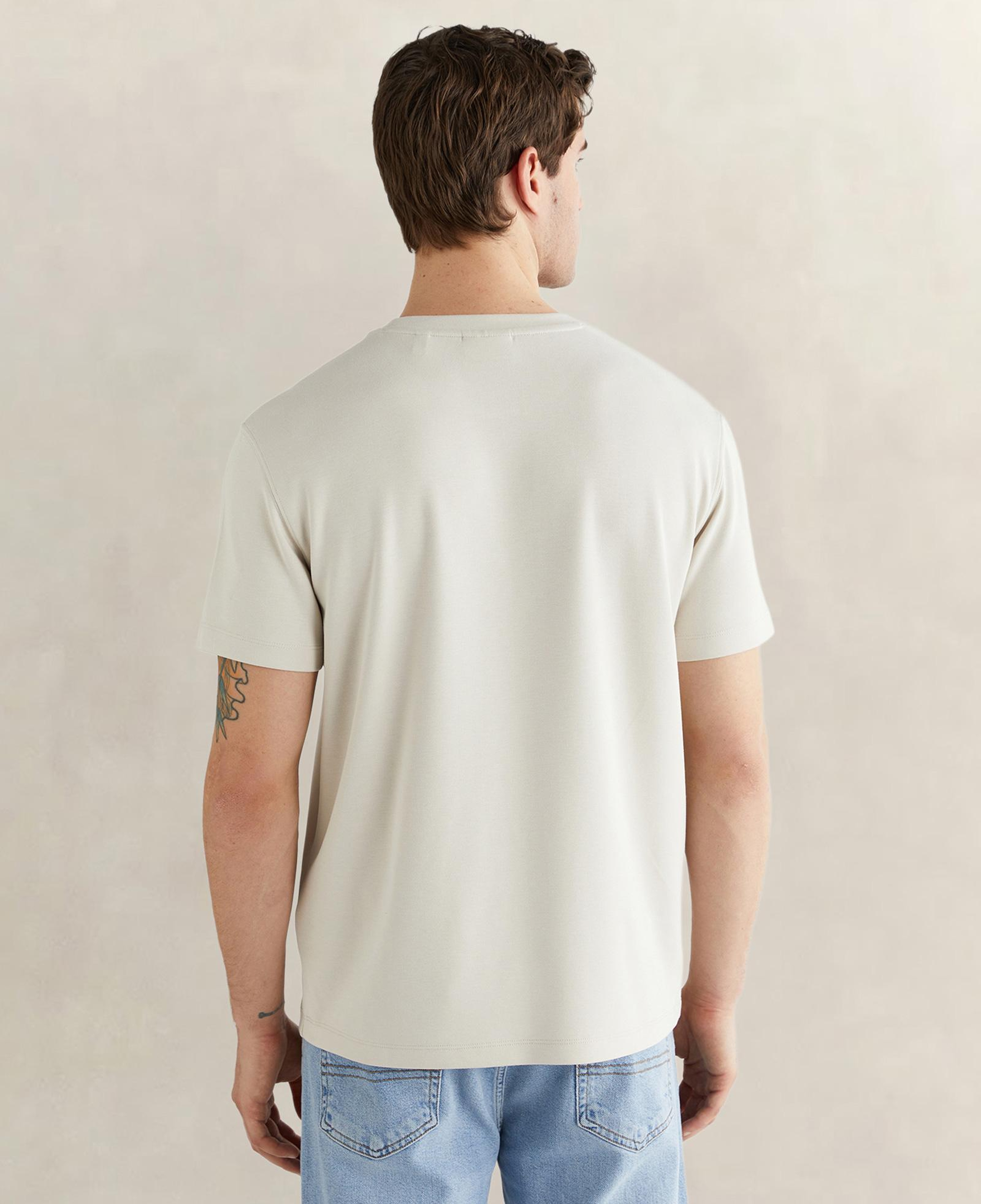 GANT Erkek Bej Kısa Kollu T-Shirt