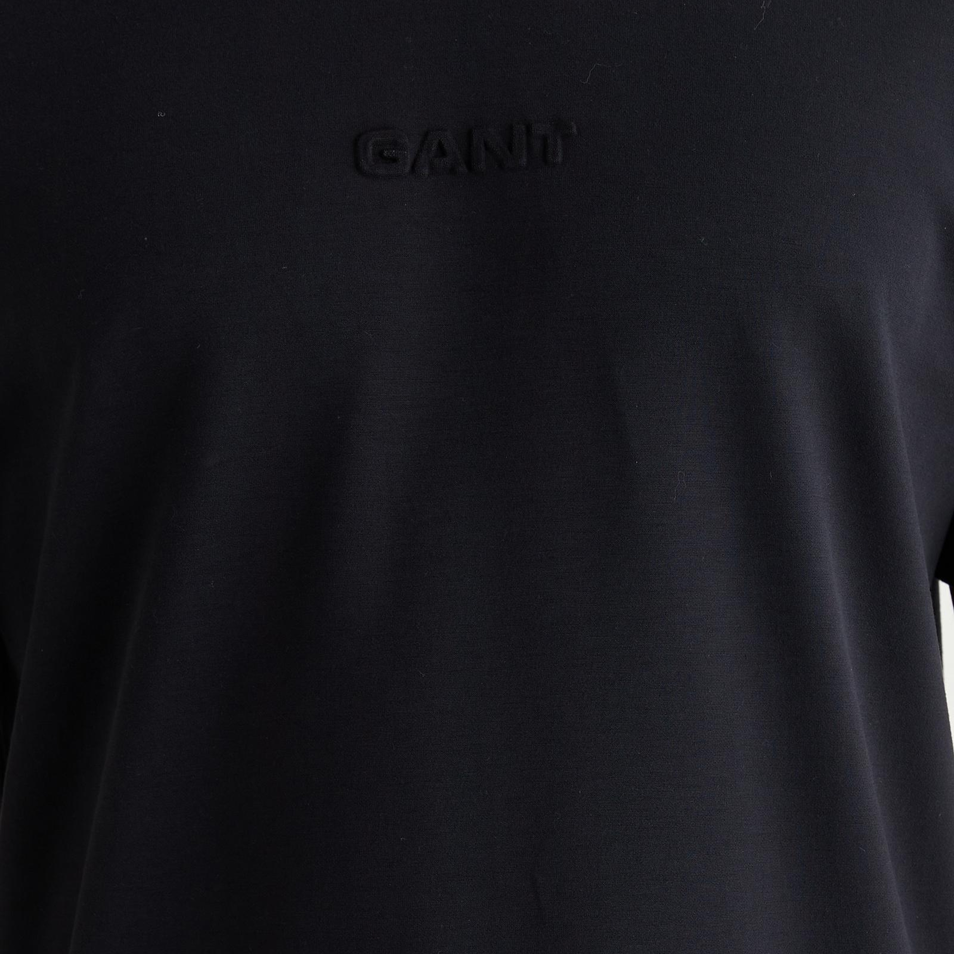 GANT Erkek Siyah Kısa Kollu T-Shirt