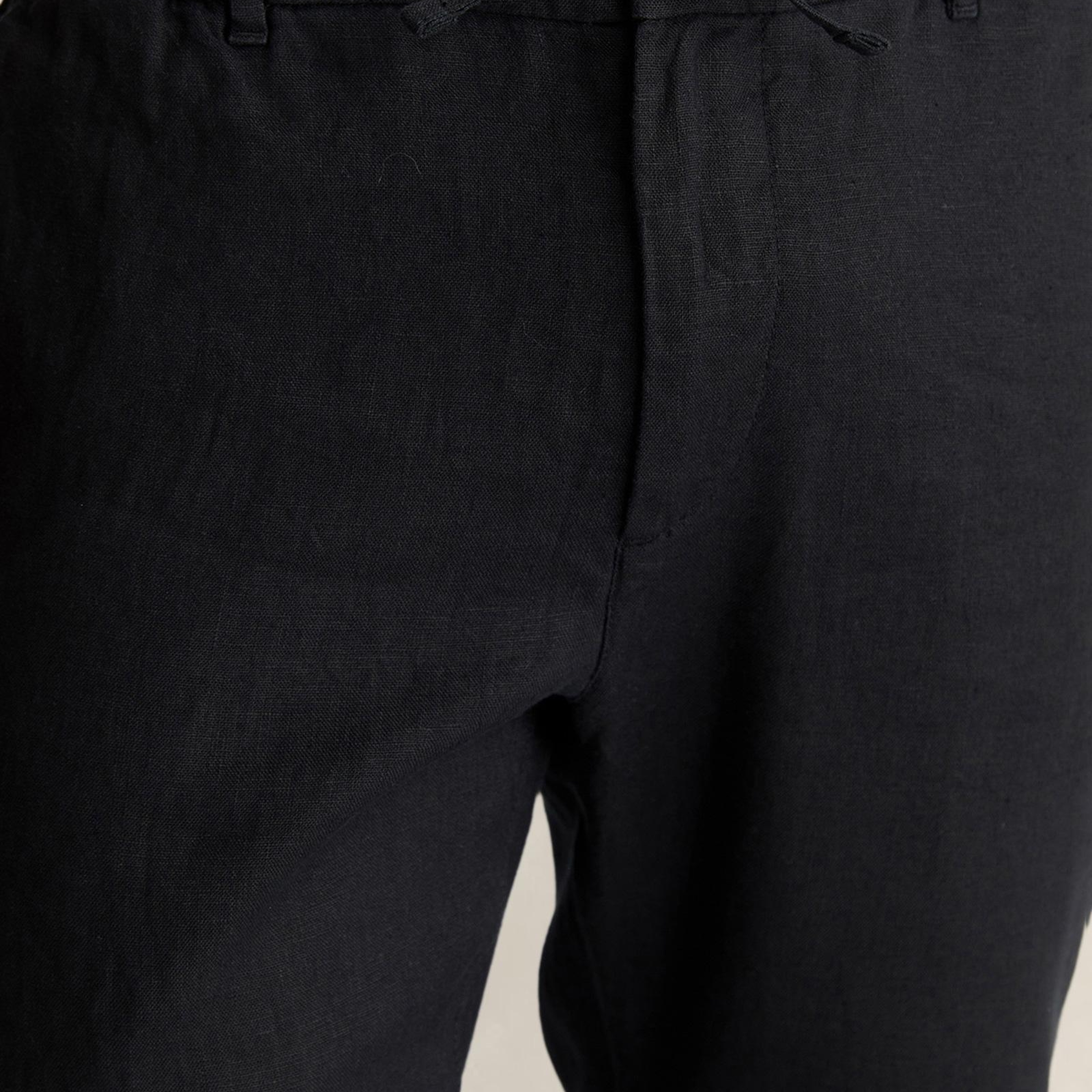 GANT Erkek Siyah Regular Fit Pantolon