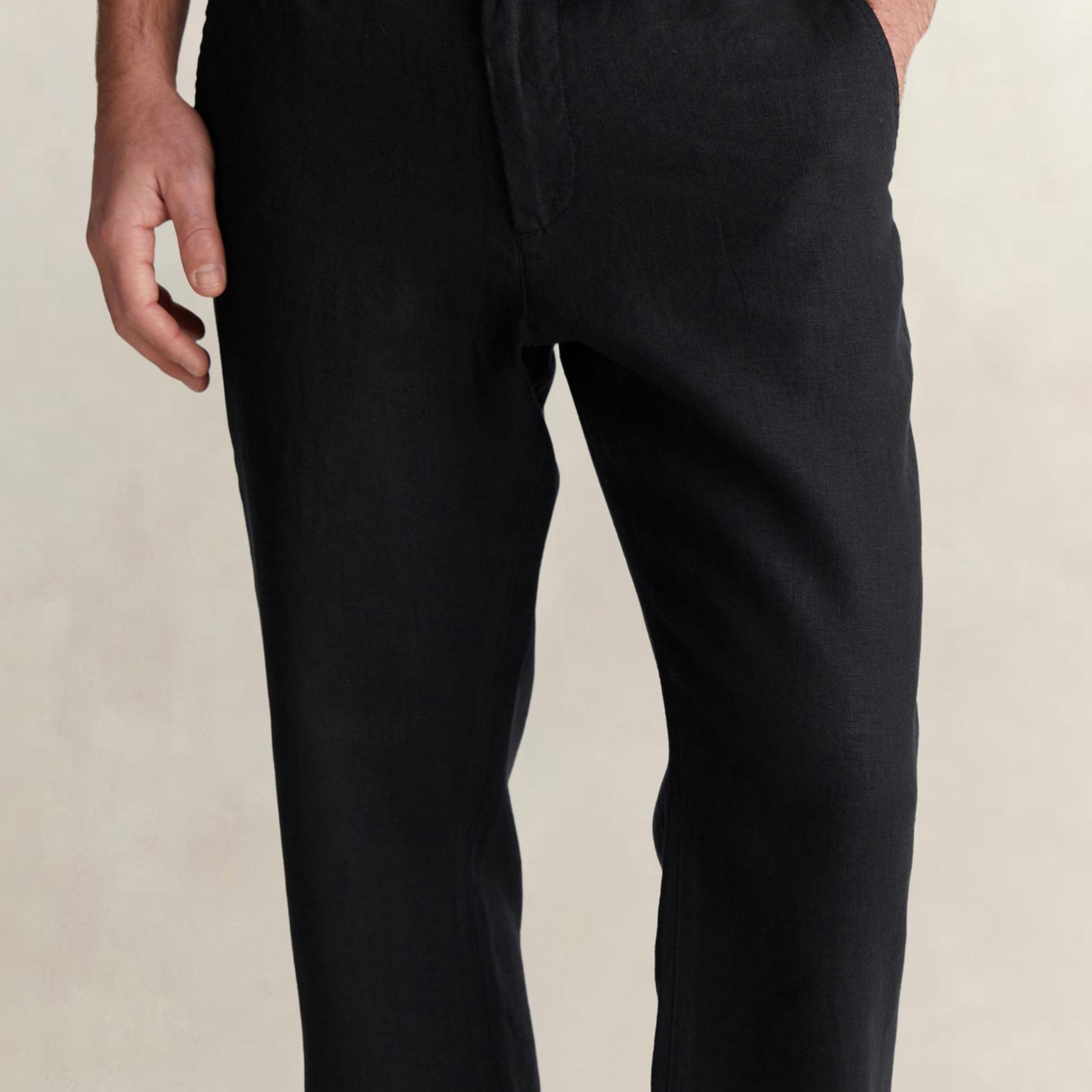 GANT Erkek Siyah Regular Fit Pantolon