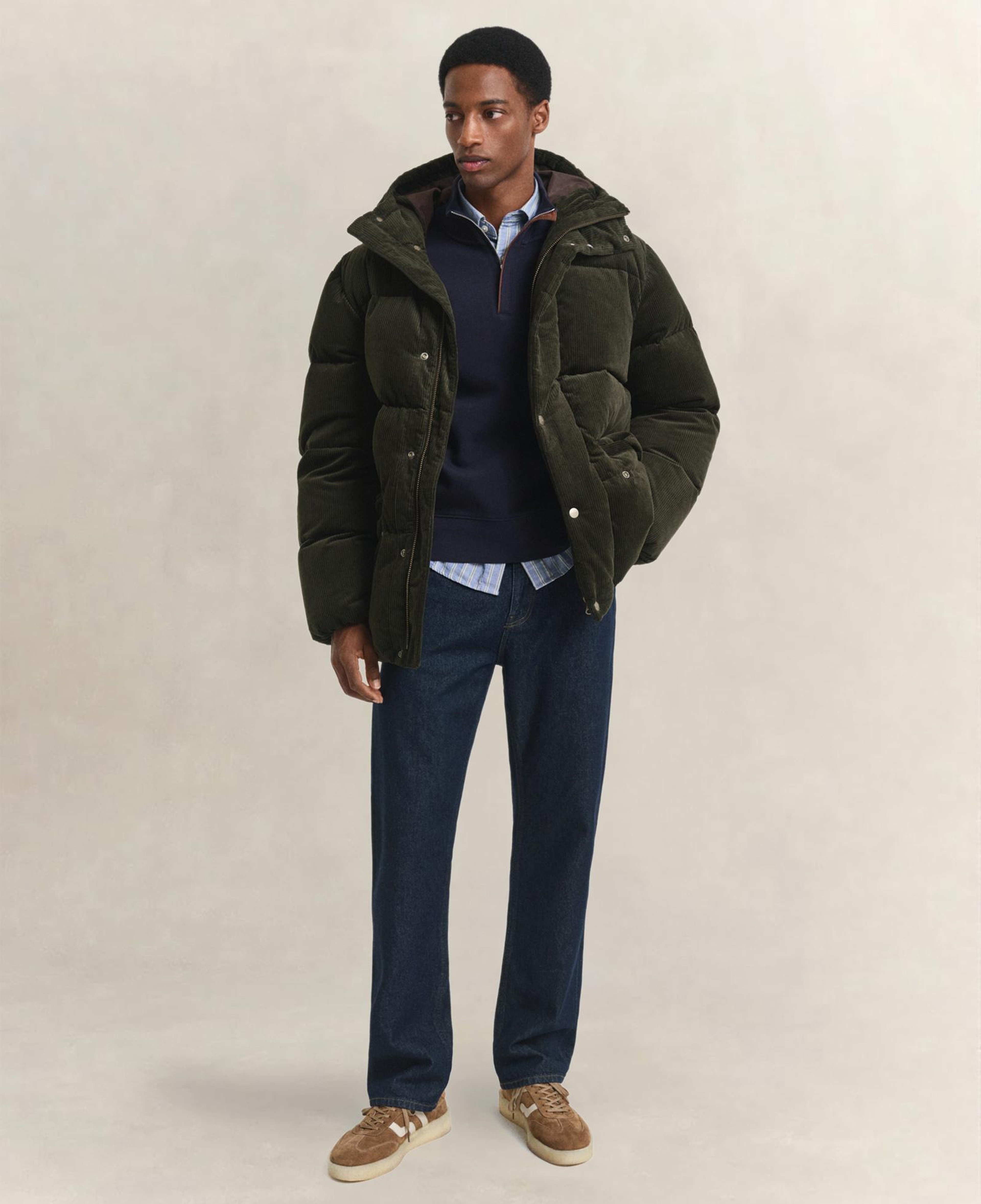 GANT Erkek Lacivert Regular Fit Yarım Fermuarlı Sweatshirt