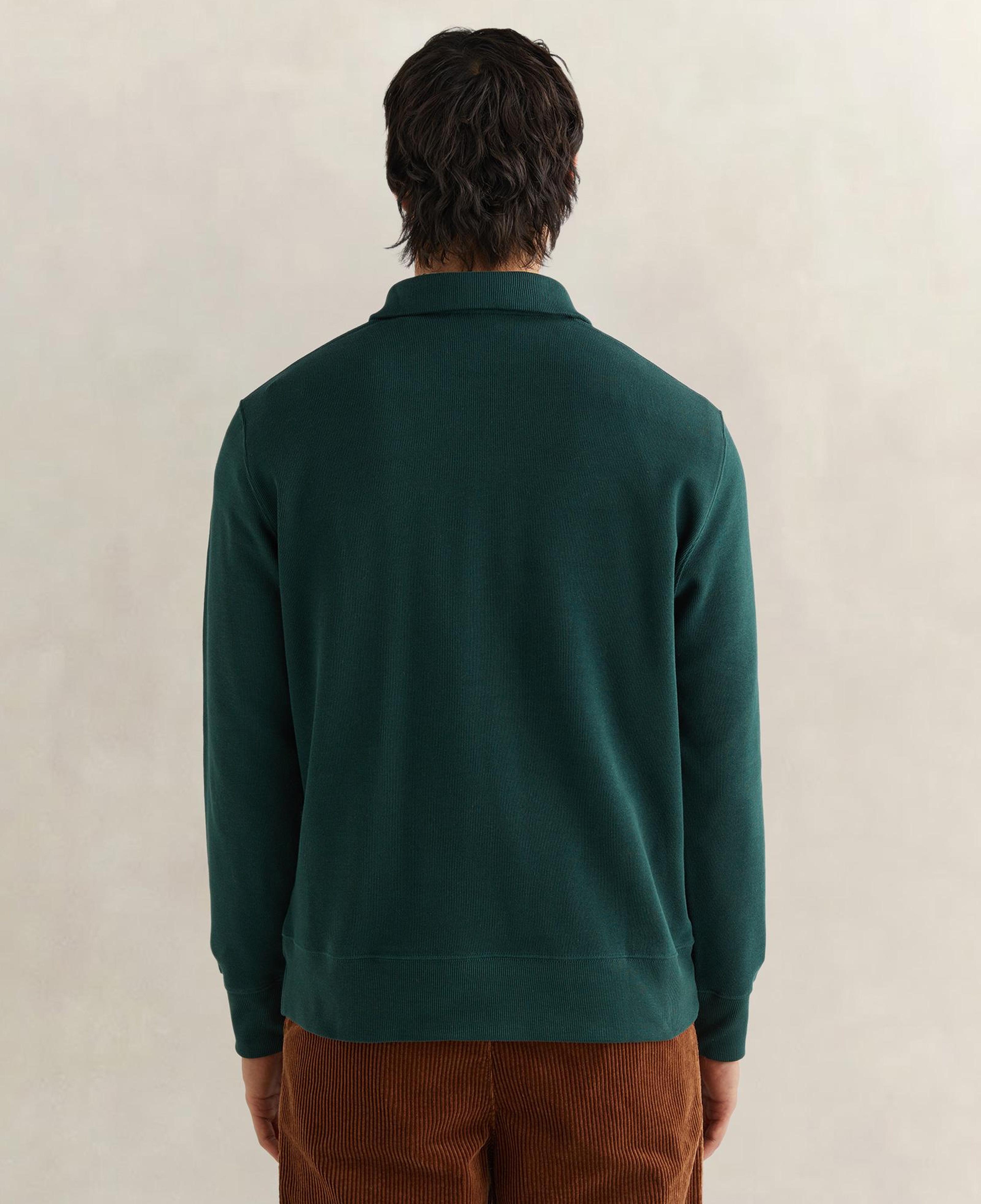GANT Erkek Yeşil Regular Fit Yarım Fermuarlı Sweatshirt