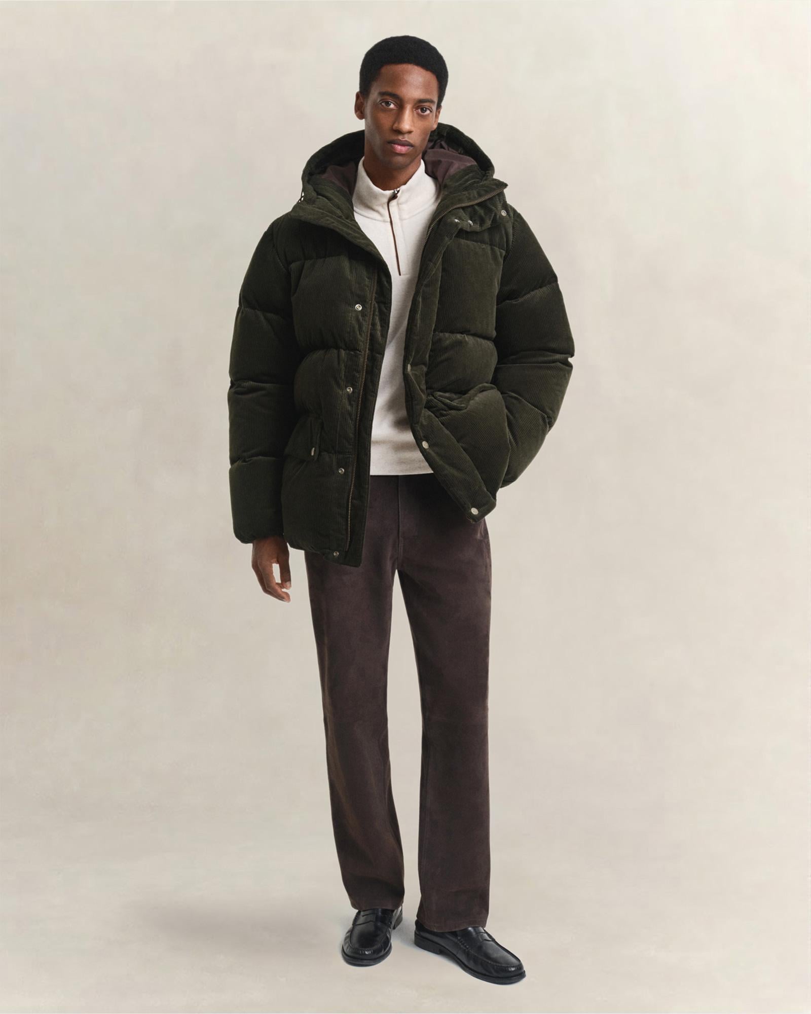 GANT Erkek Krem Regular Fit Yarım Fermuarlı Sweatshirt