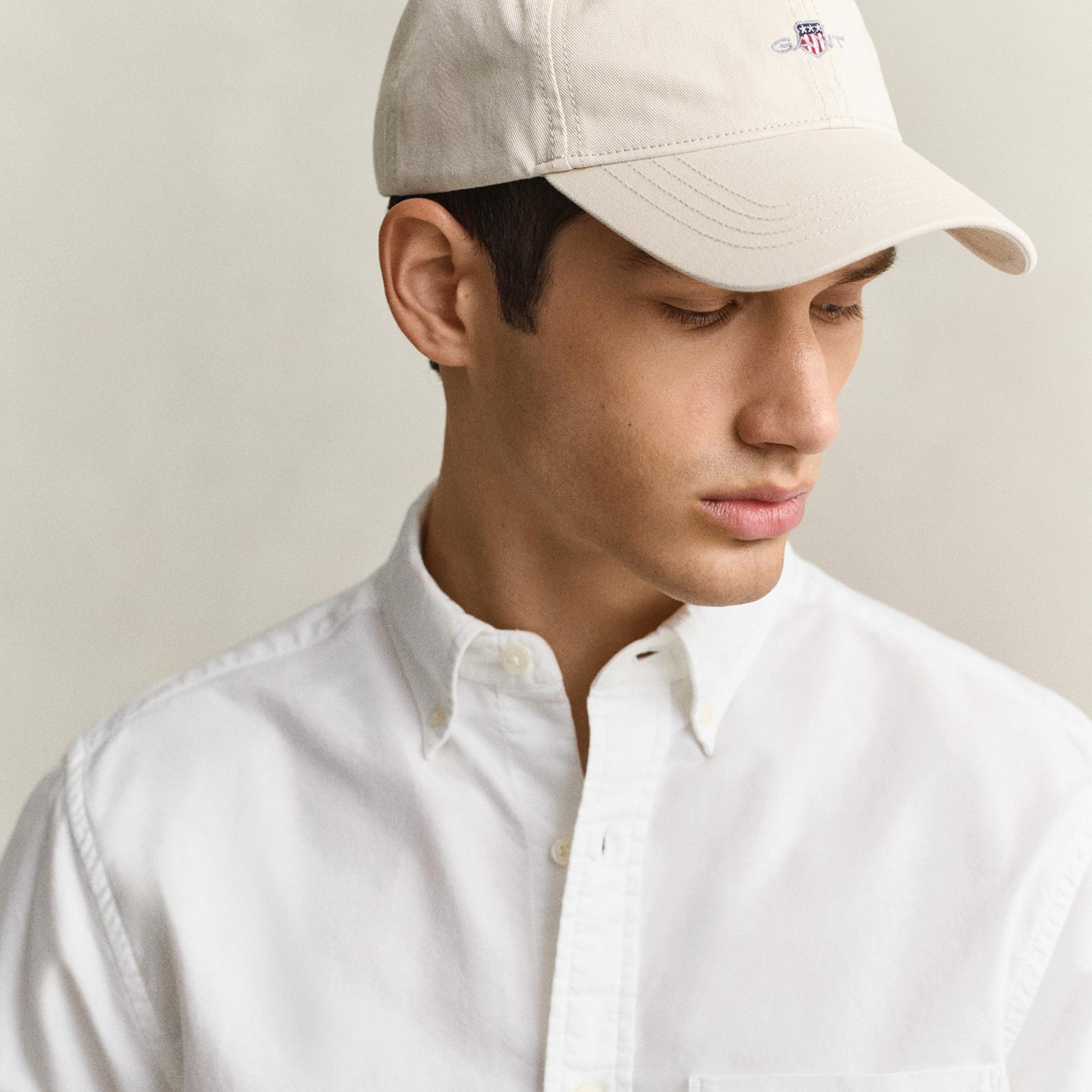 GANT Erkek Beyaz Regular Fit Oxford Gömlek