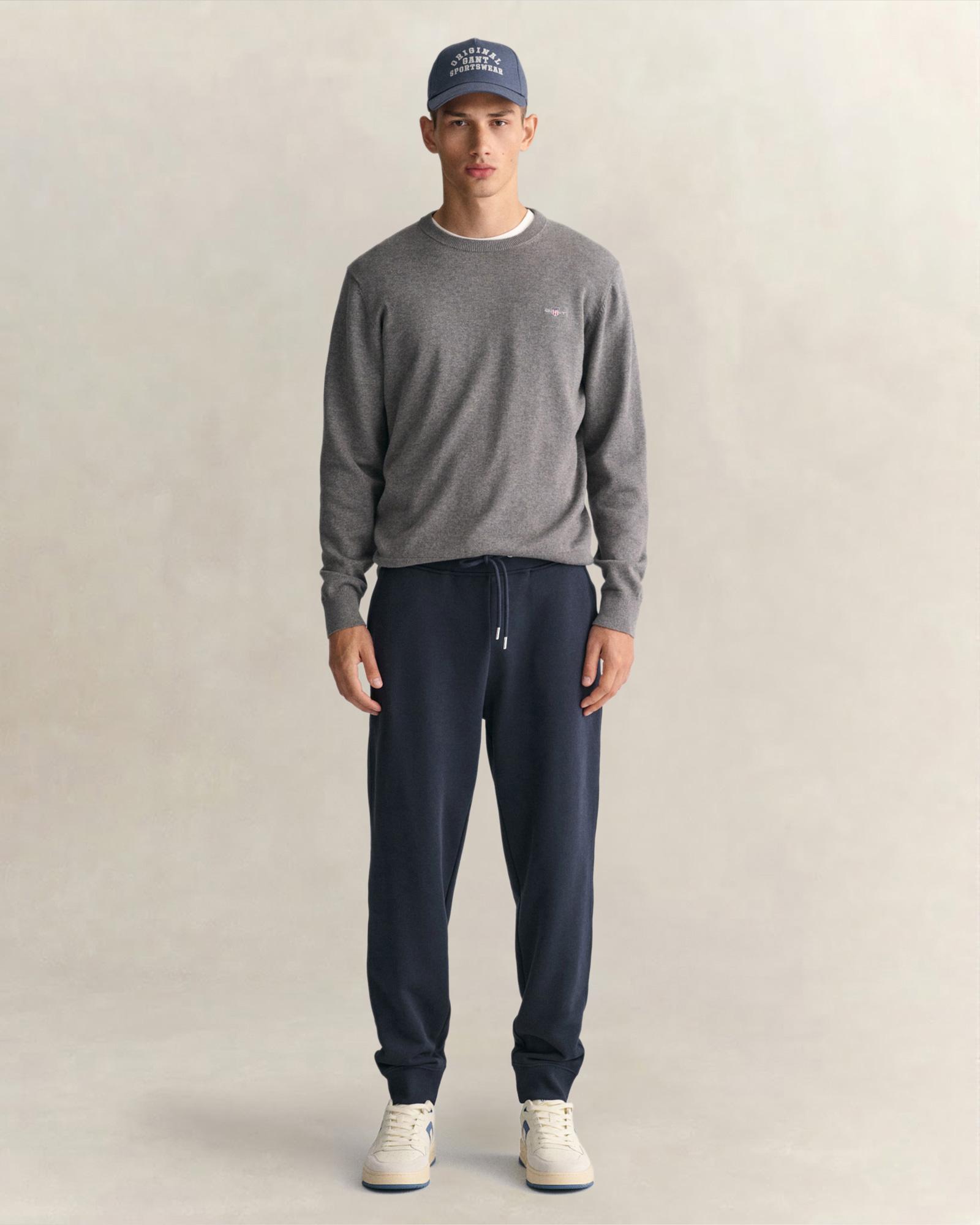 GANT Erkek Lacivert Regular Fit Eşofman Altı