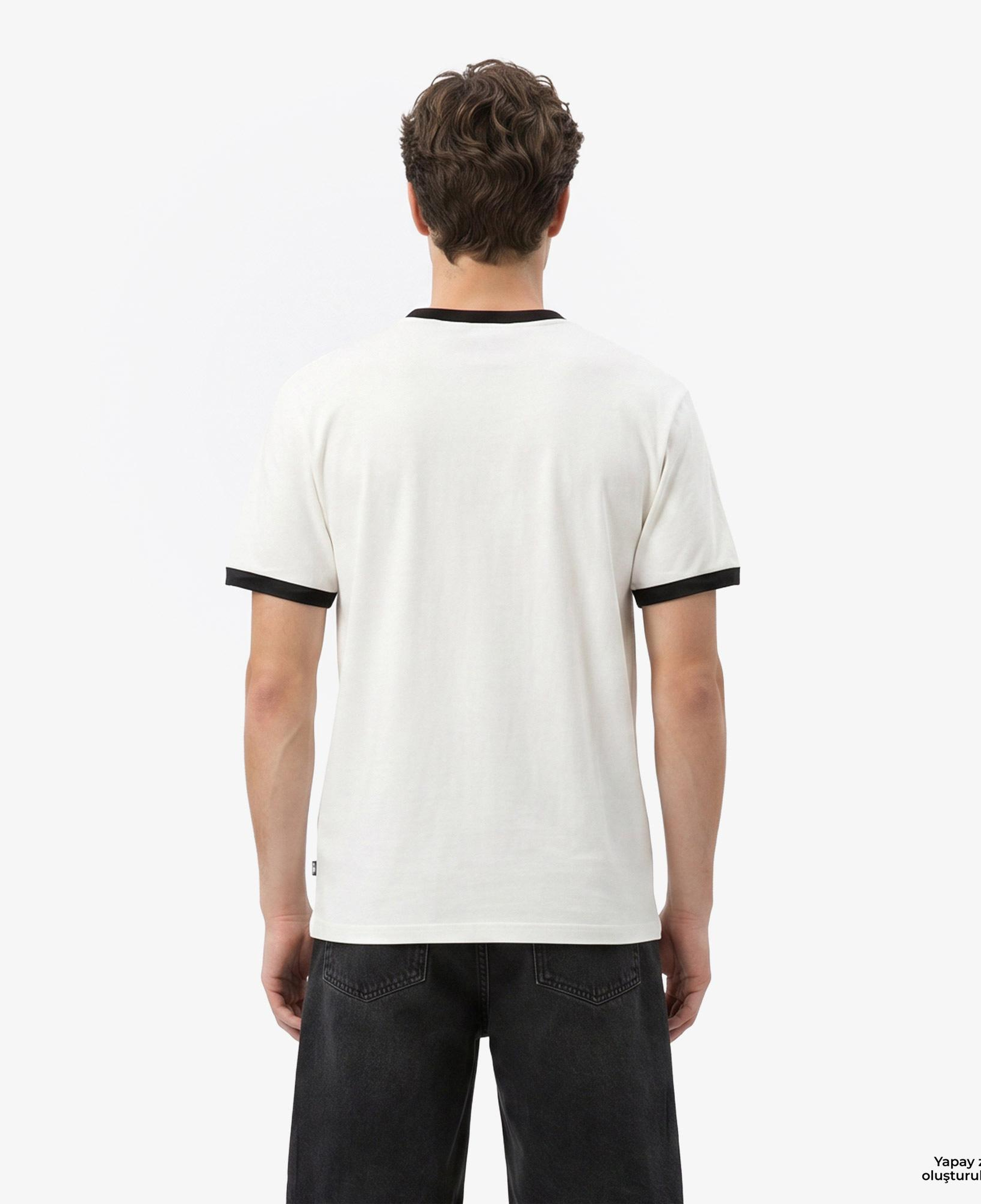 Vans Center Chest Ringer Erkek Beyaz T-Shirt