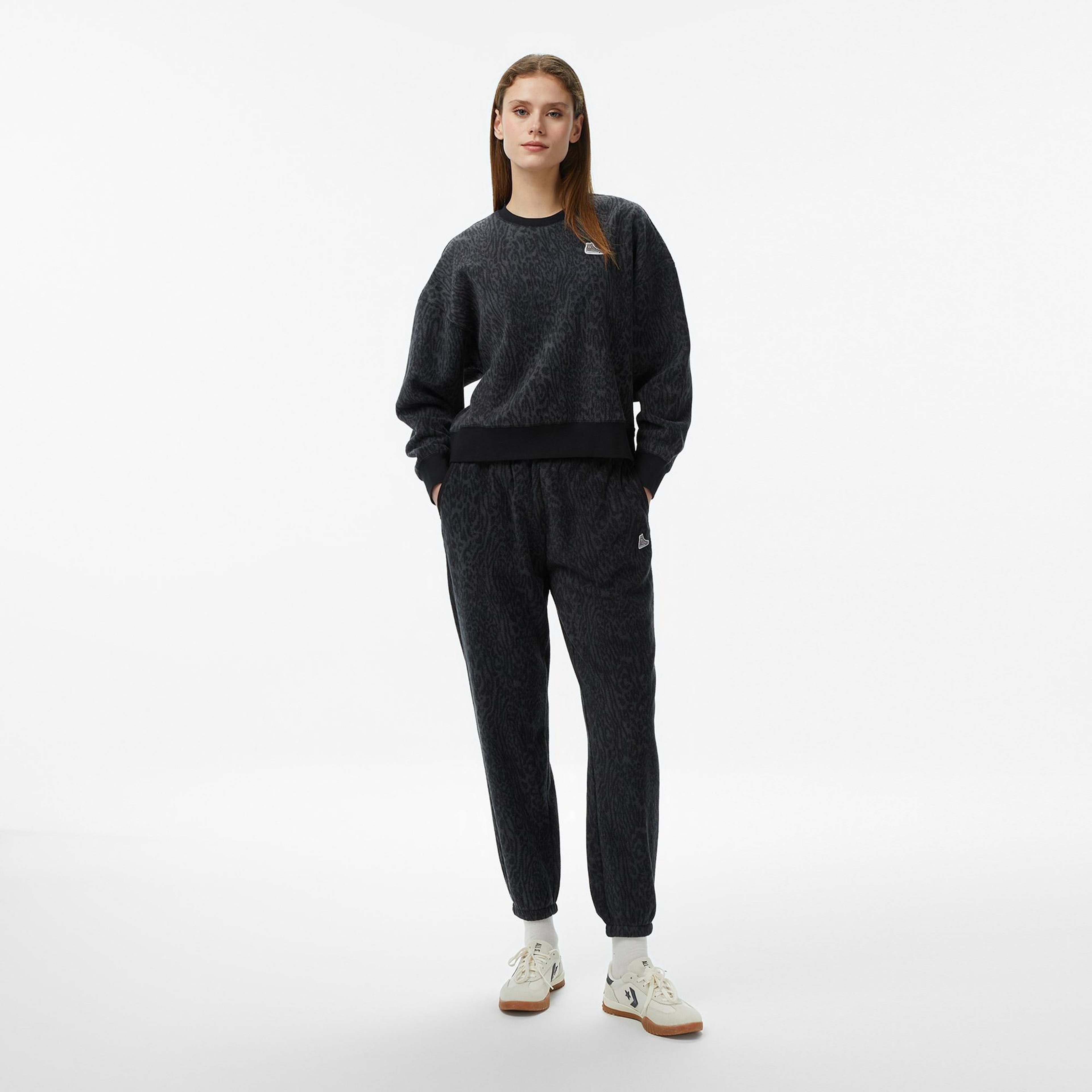 Converse Kadın Siyah Sweatshirt