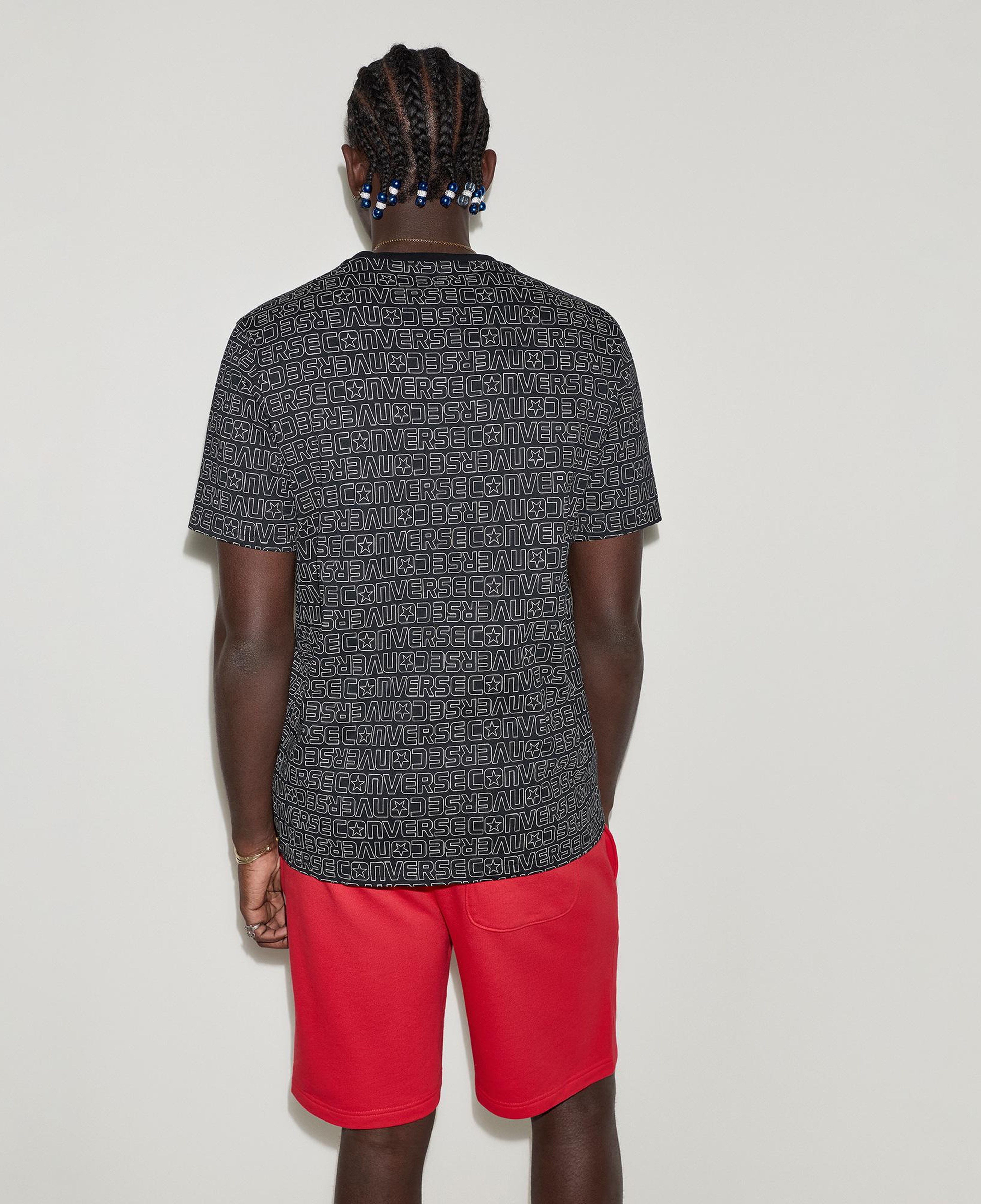 Converse Erkek Siyah 3D Logo T-Shirt