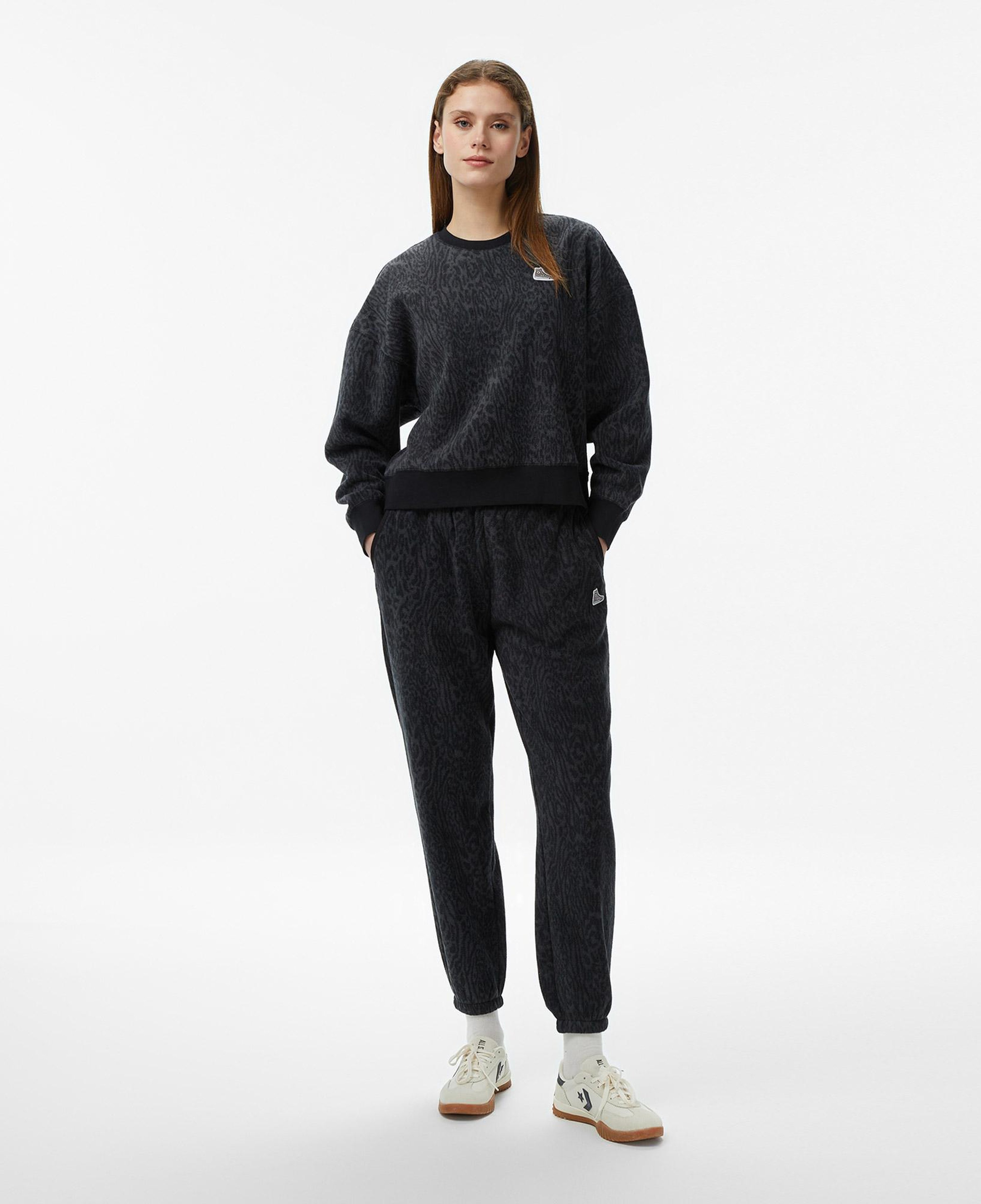 Converse Kadın Siyah Sweatshirt
