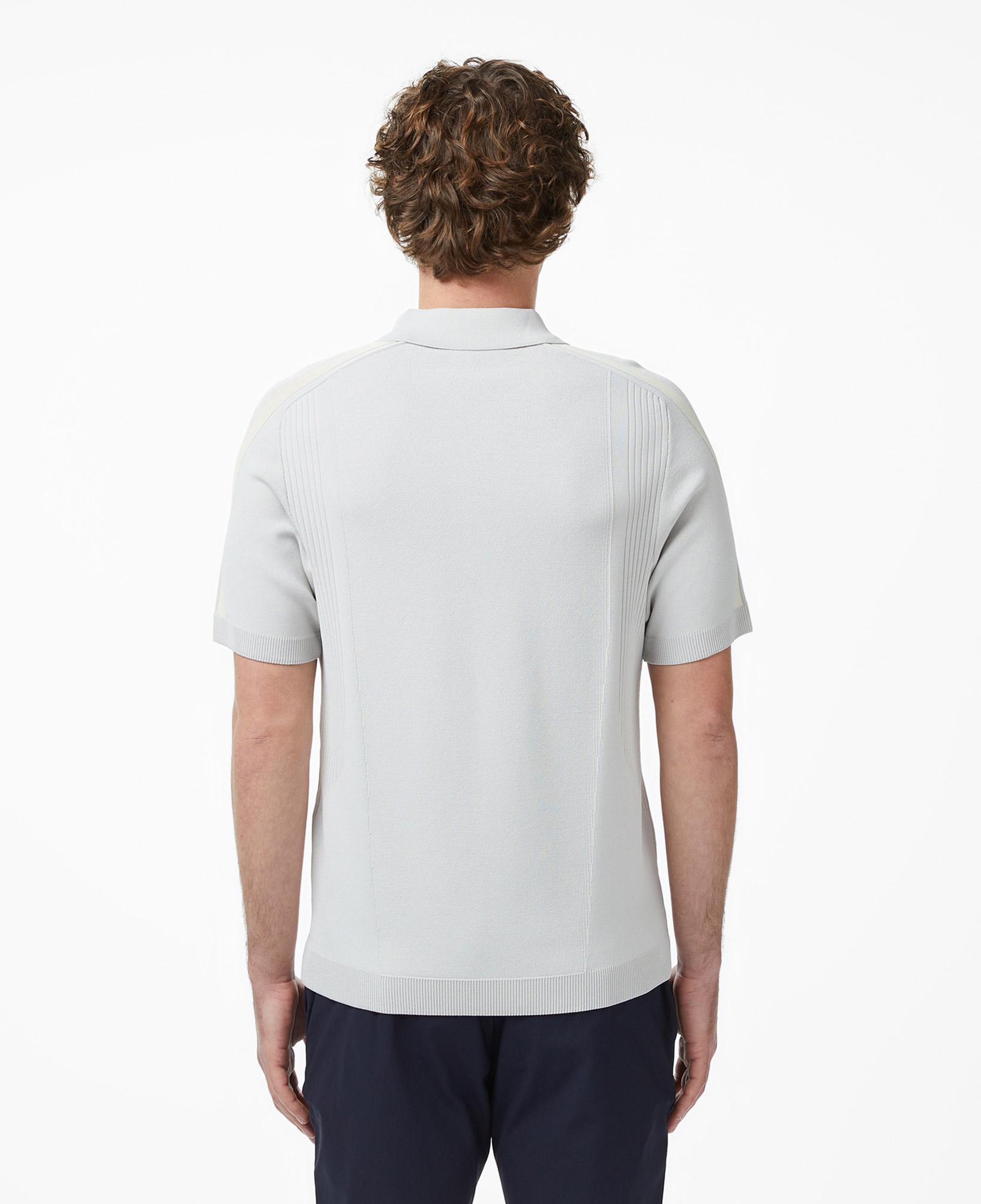 Erkek Classic Fit Kısa Kollu Polo Yaka Gri Triko