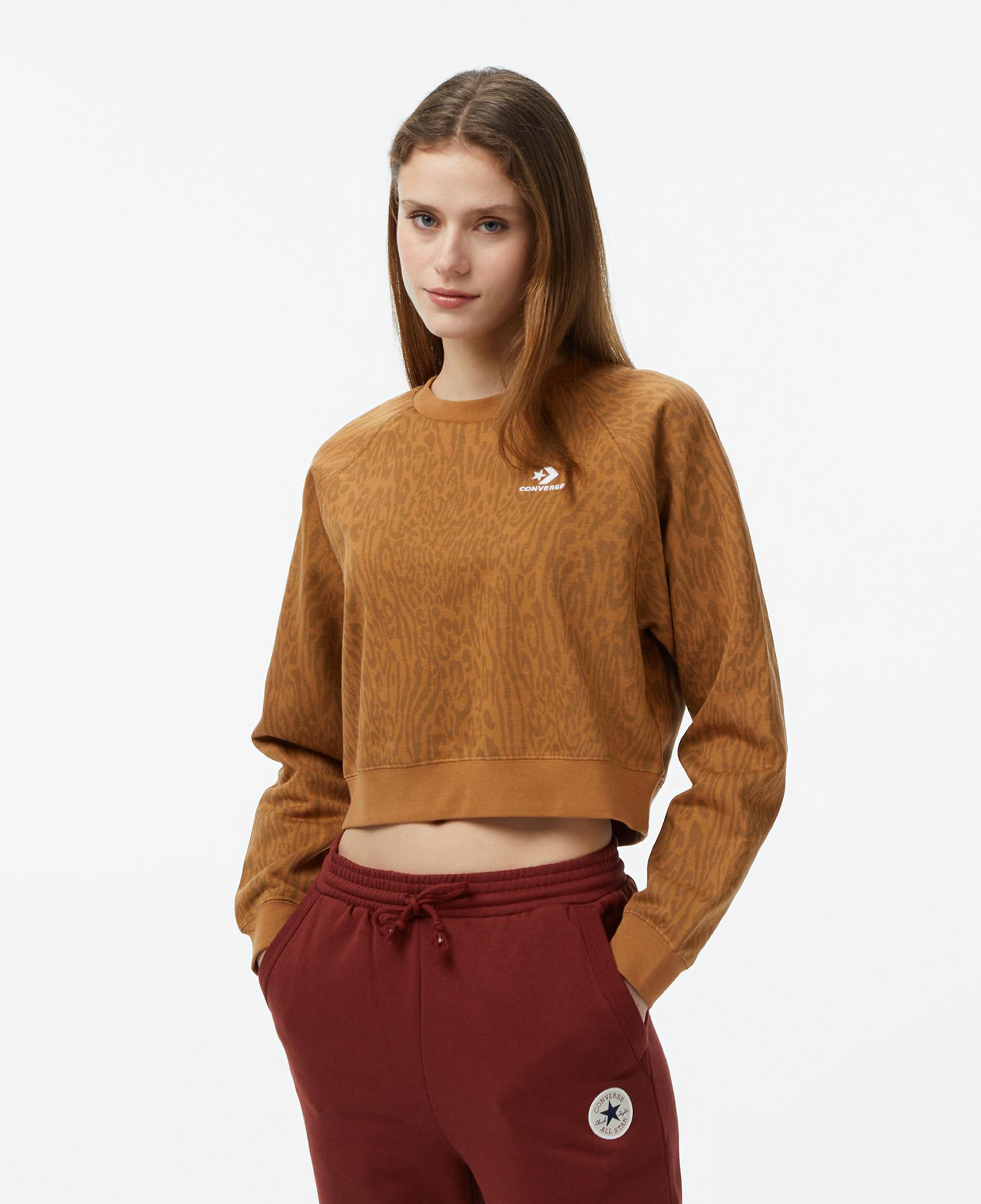 Converse Kadın Kahverengi Sweatshirt
