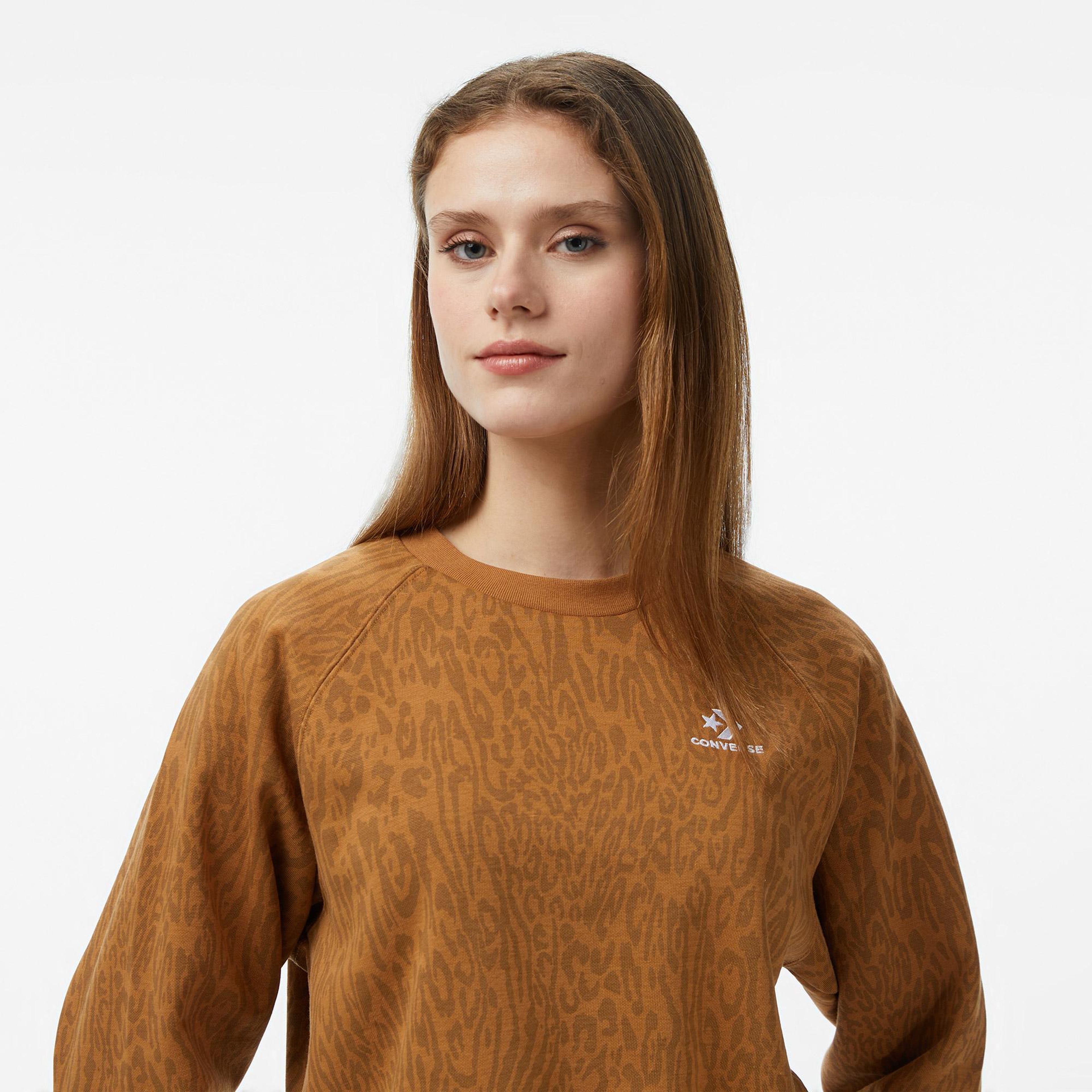 Converse Kadın Kahverengi Sweatshirt