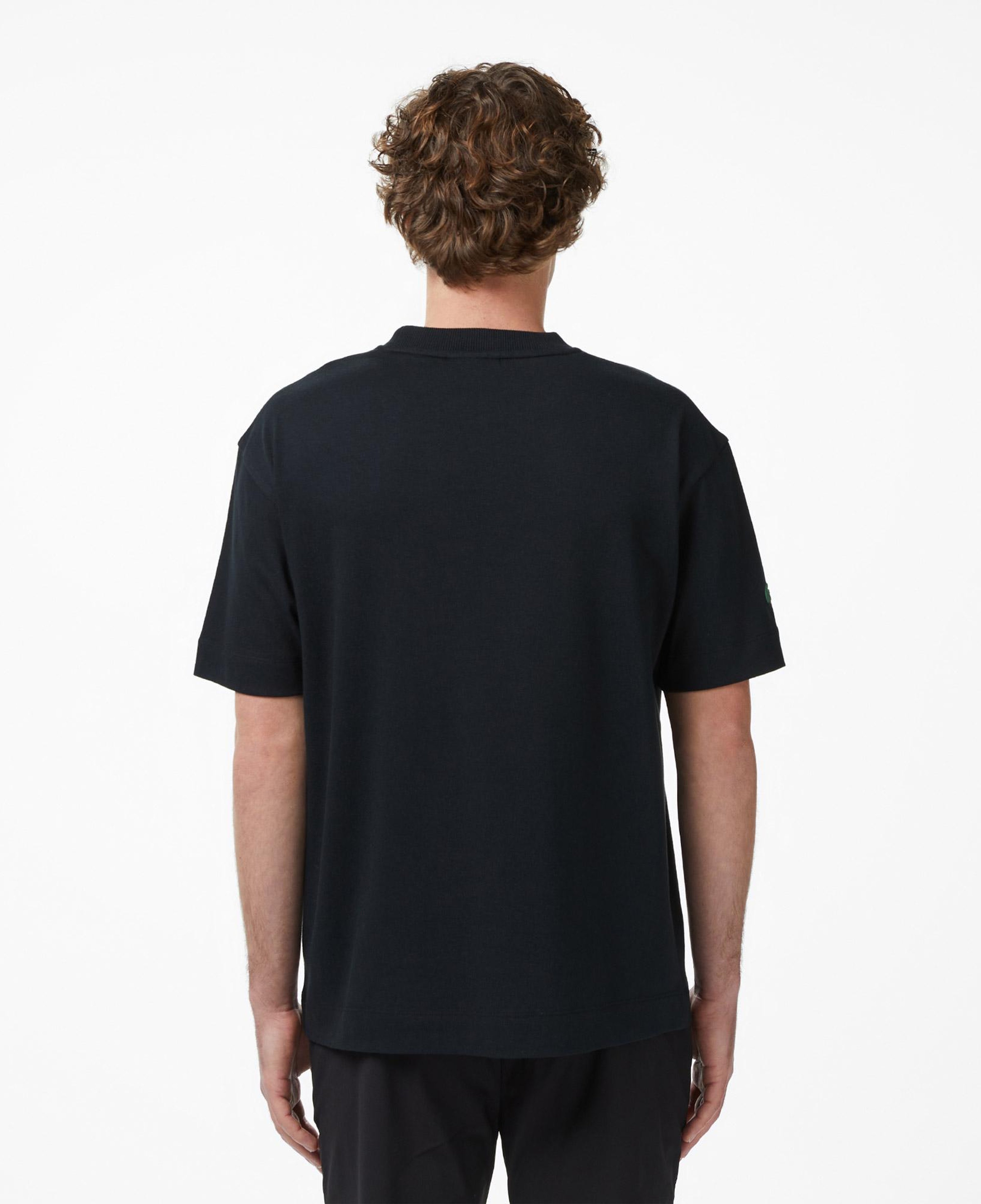 Lacoste Erkek Relaxed Fit Bisiklet Yaka Siyah T-Shirt