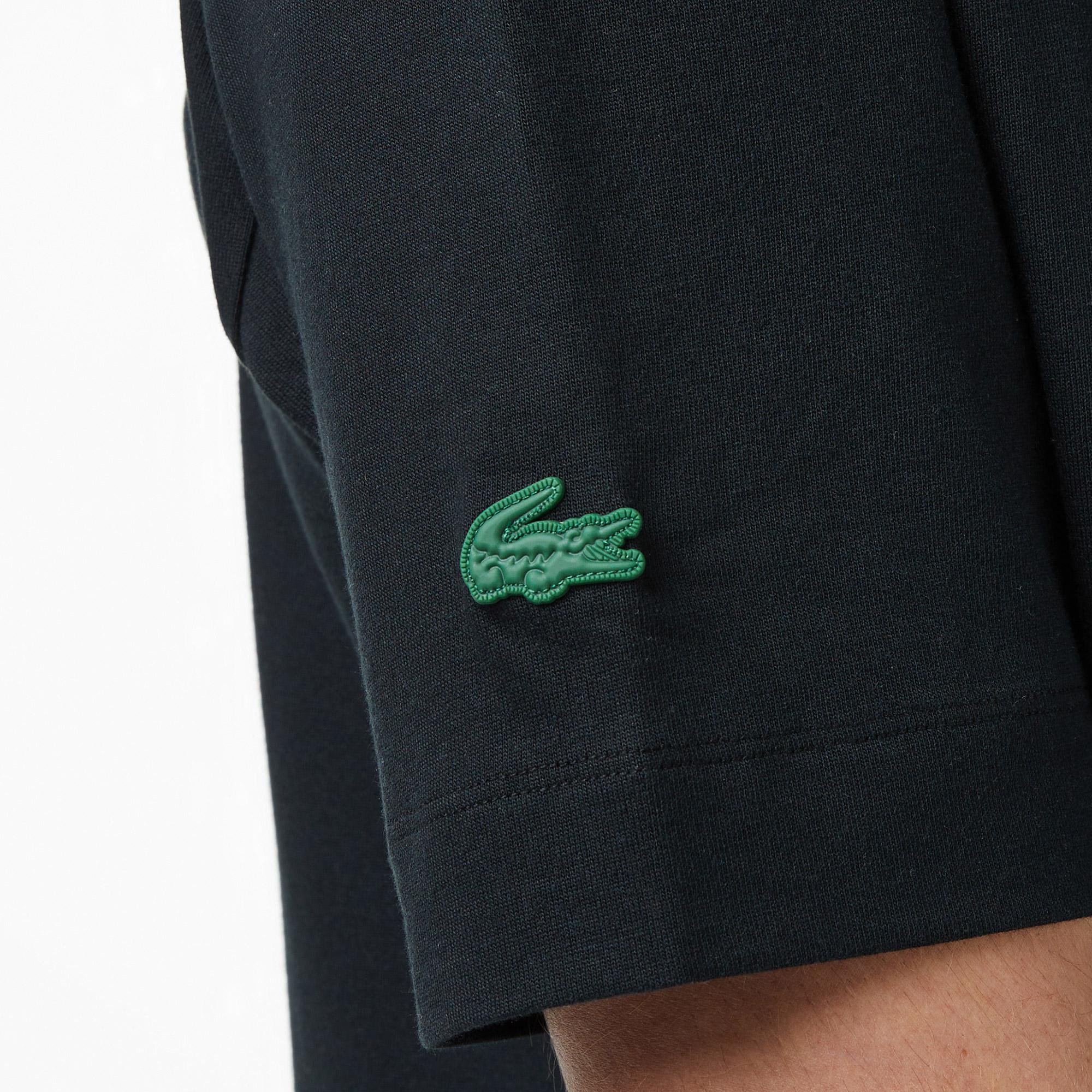Lacoste Erkek Relaxed Fit Bisiklet Yaka Siyah T-Shirt
