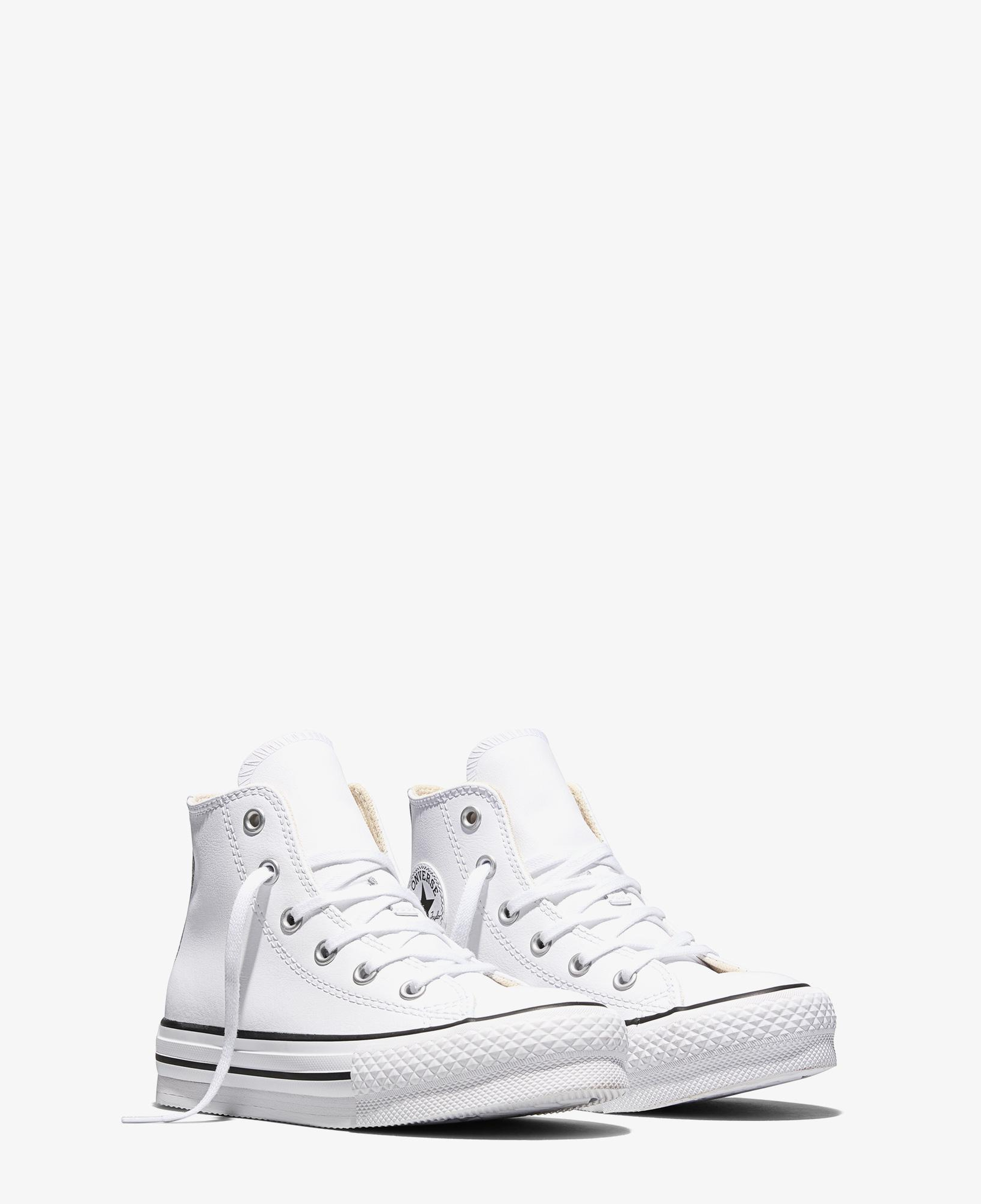 Converse Chuck Taylor All Star EVA Lift Çocuk Beyaz Deri Sneaker