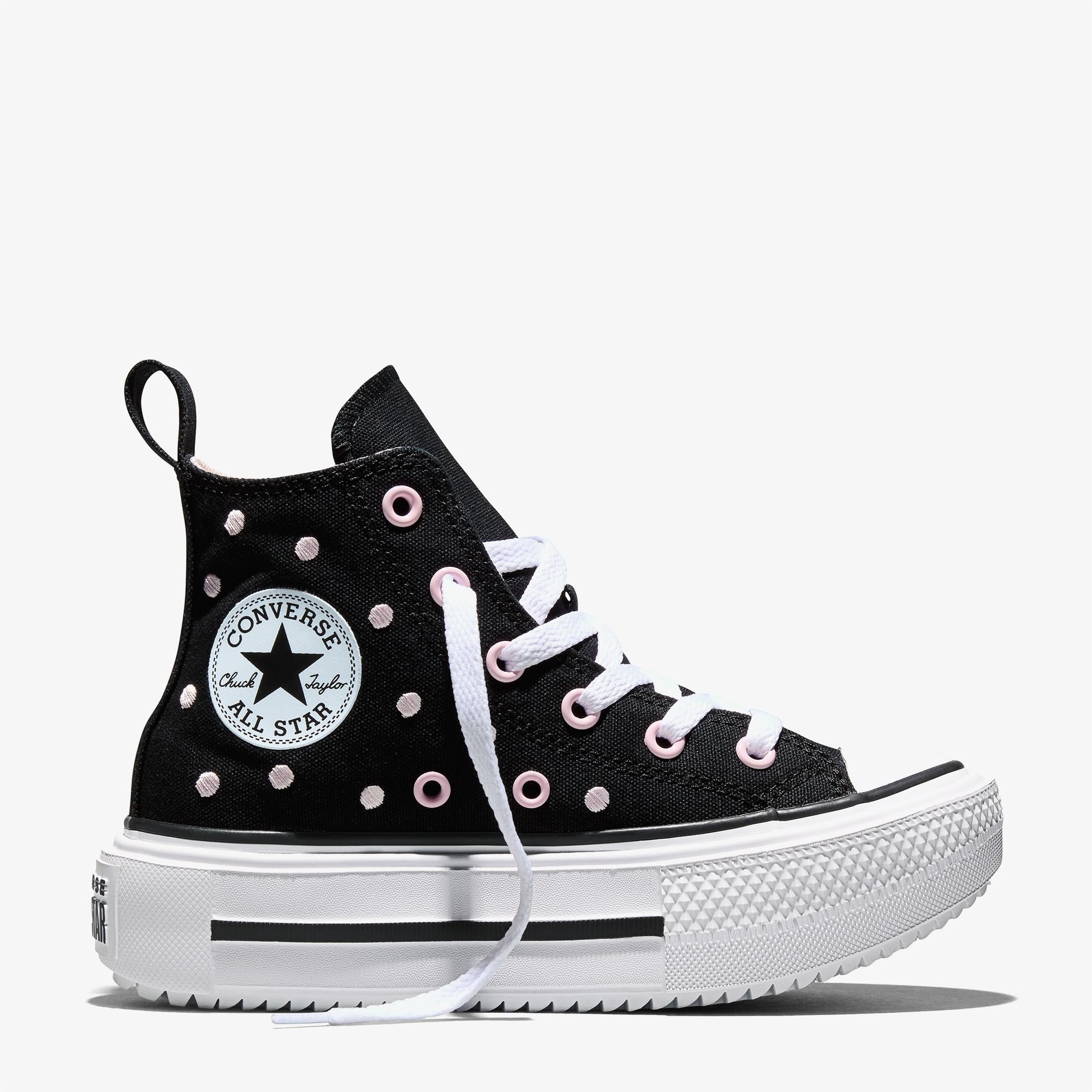 Converse Chuck Taylor All Star Lift Double Stack Çocuk Siyah Sneaker