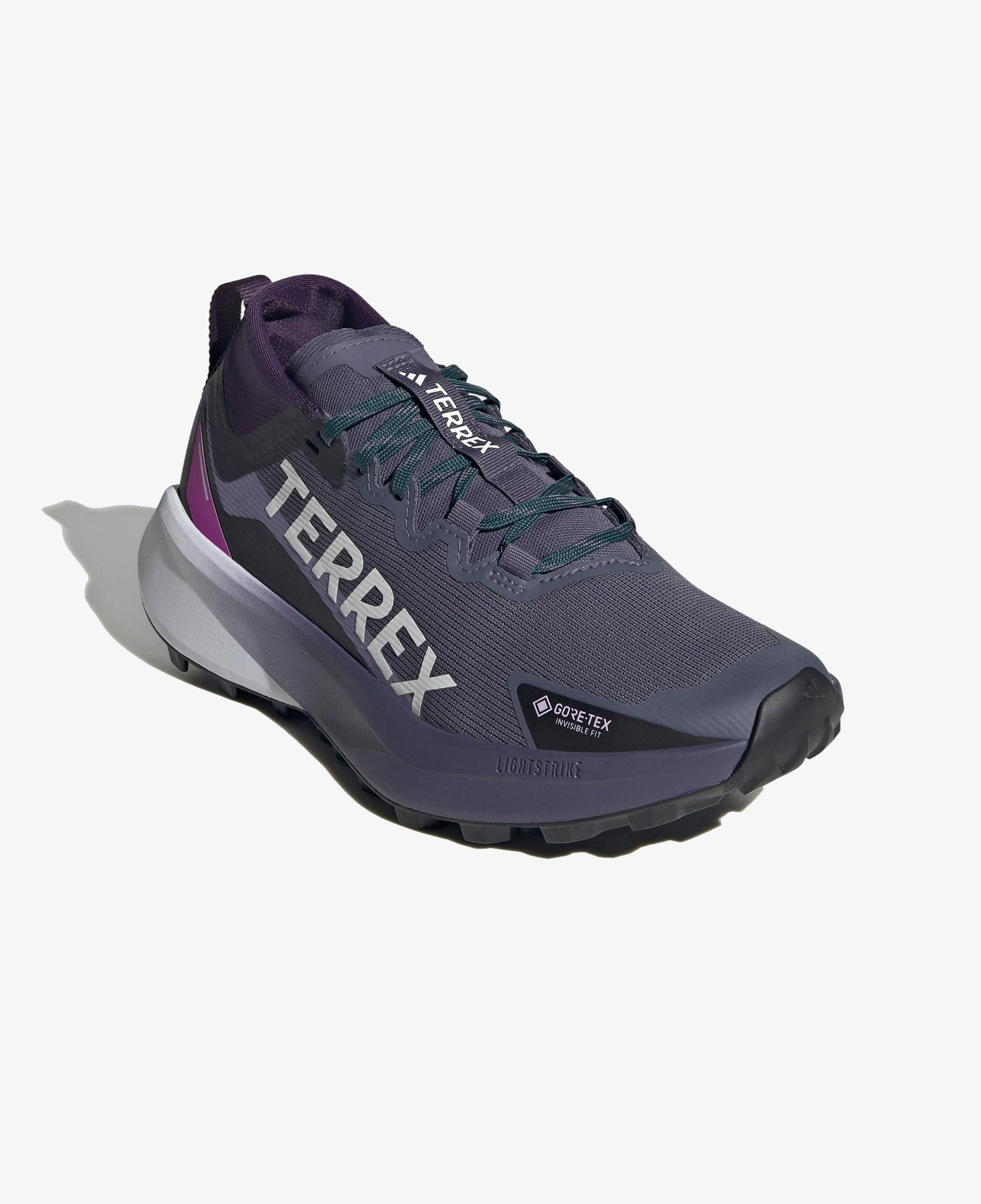 adidas Terrex Agravic Gore-Tex Kadın Mor Koşu Ayakkabısı