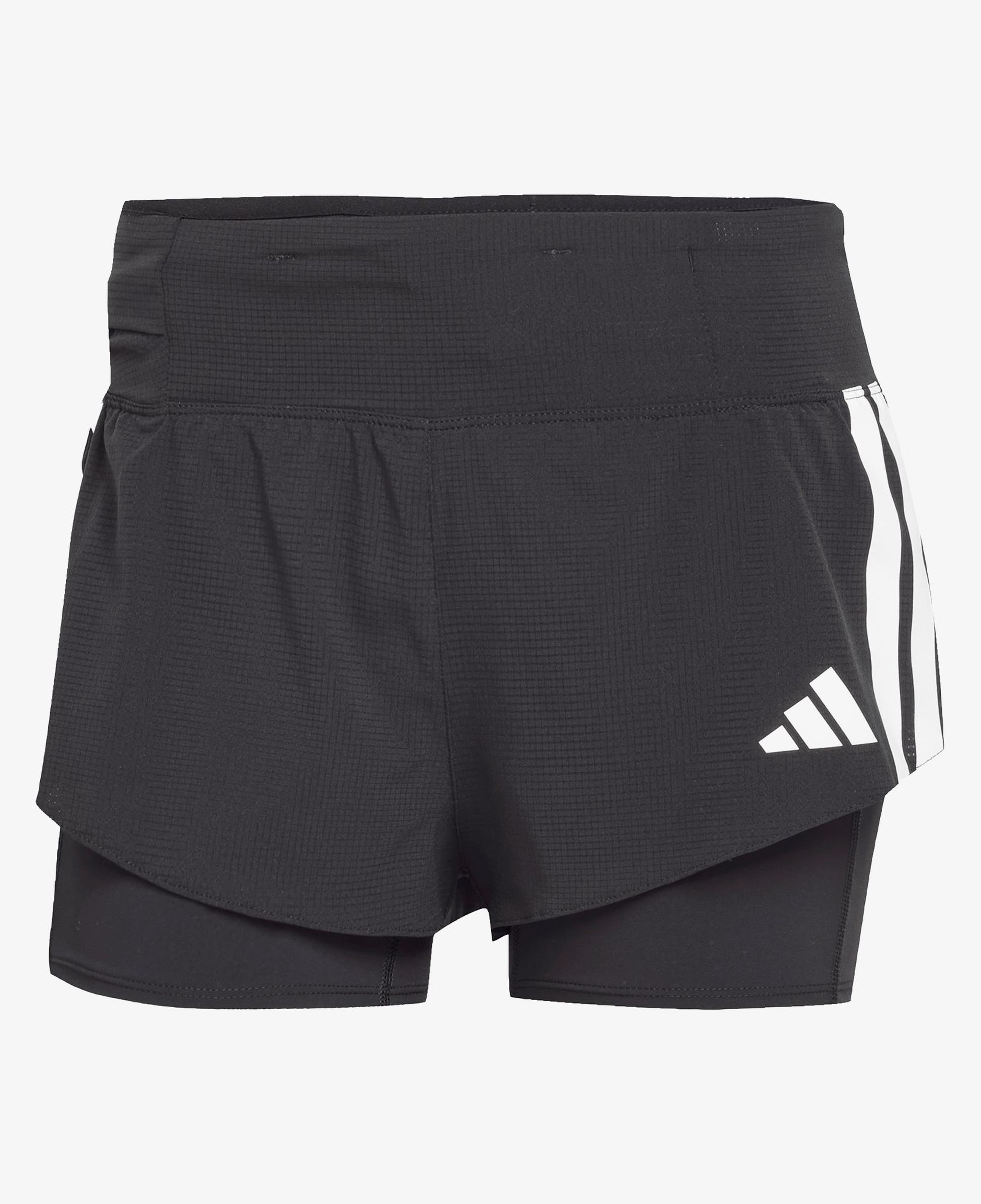adidas Adizero Running 2in1 Gel Kadın Siyah Koşu Şortu