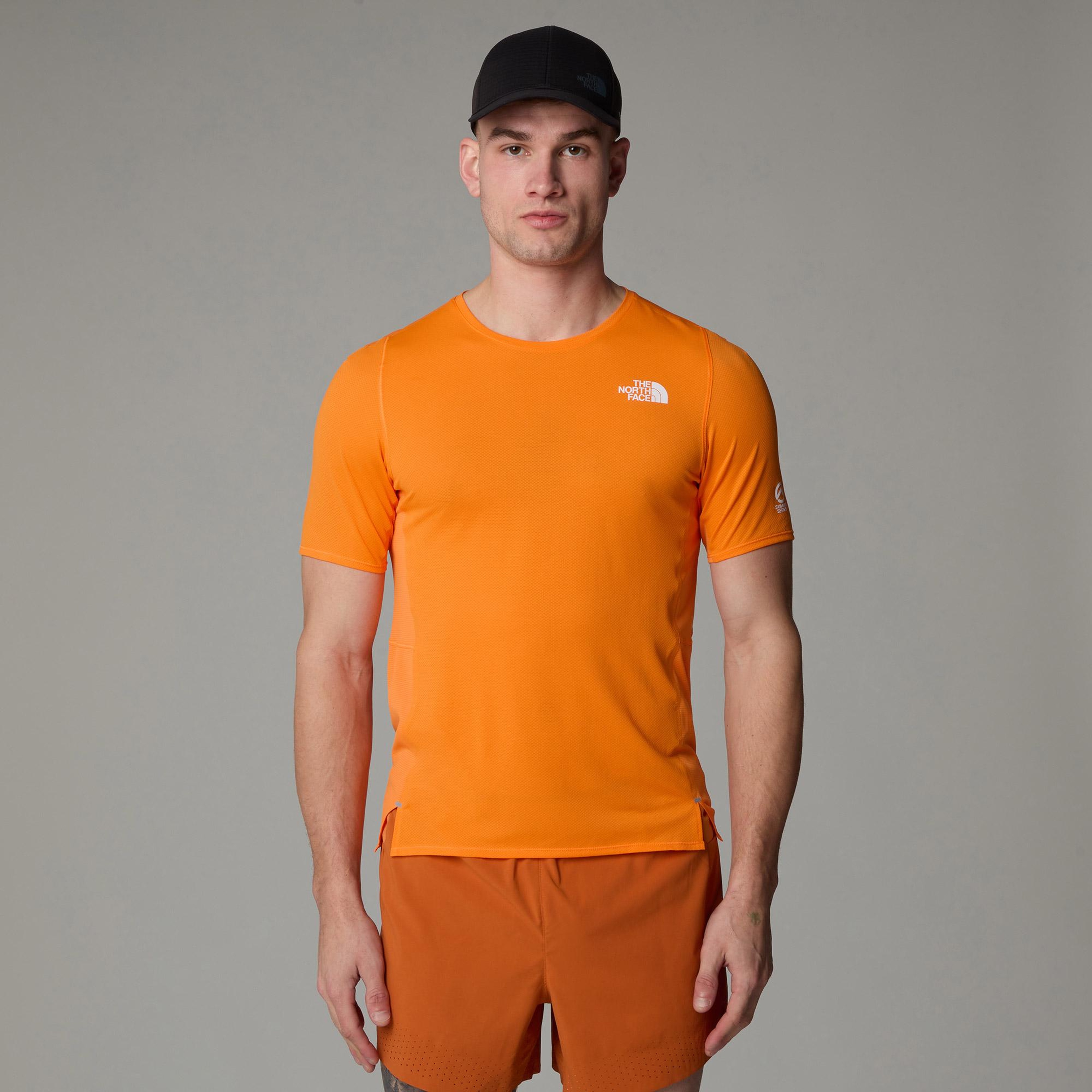The North Face Summit High Trail Ss Erkek Turuncu Koşu T-Shirt