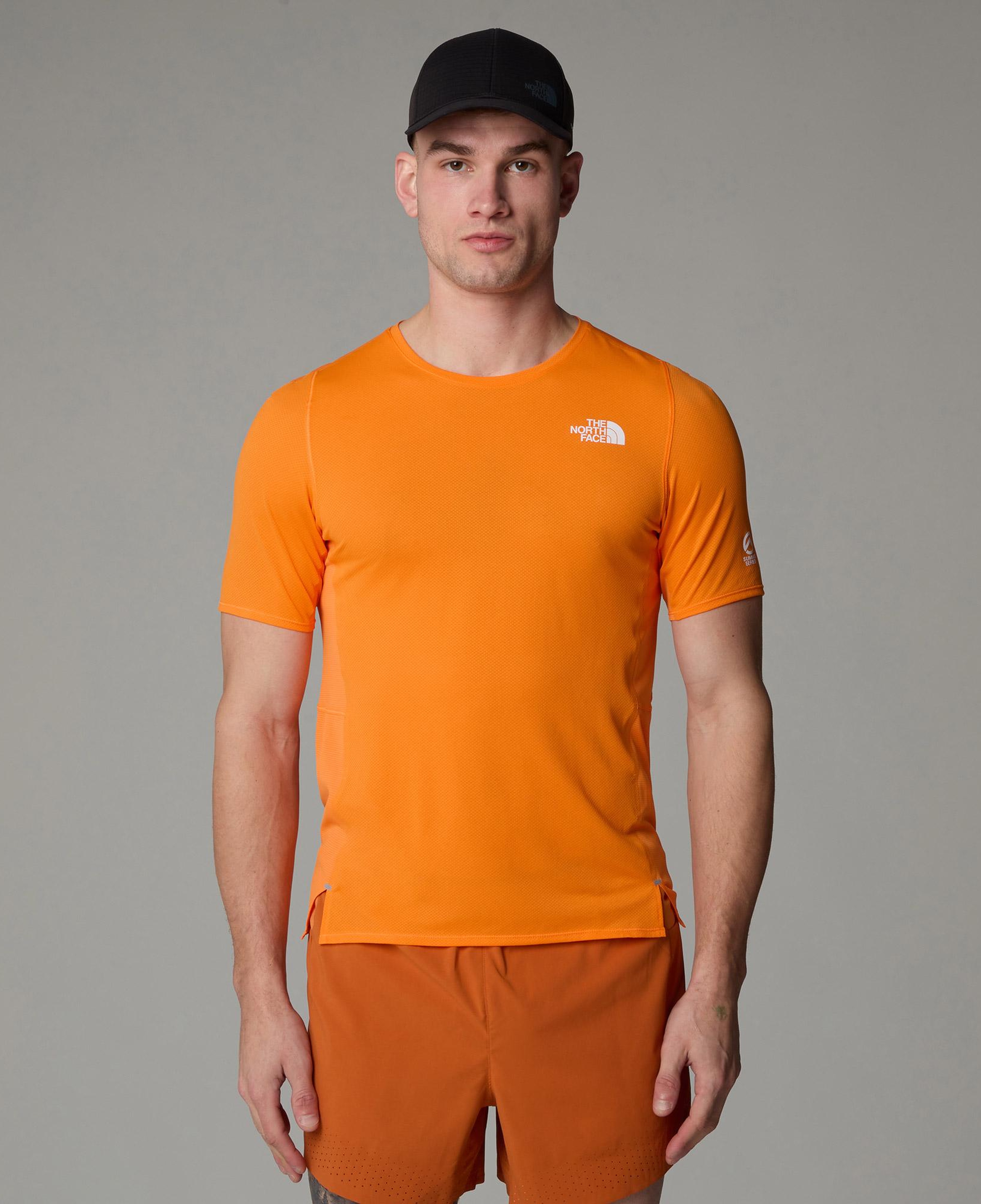 The North Face Summit High Trail Ss Erkek Turuncu Koşu T-Shirt