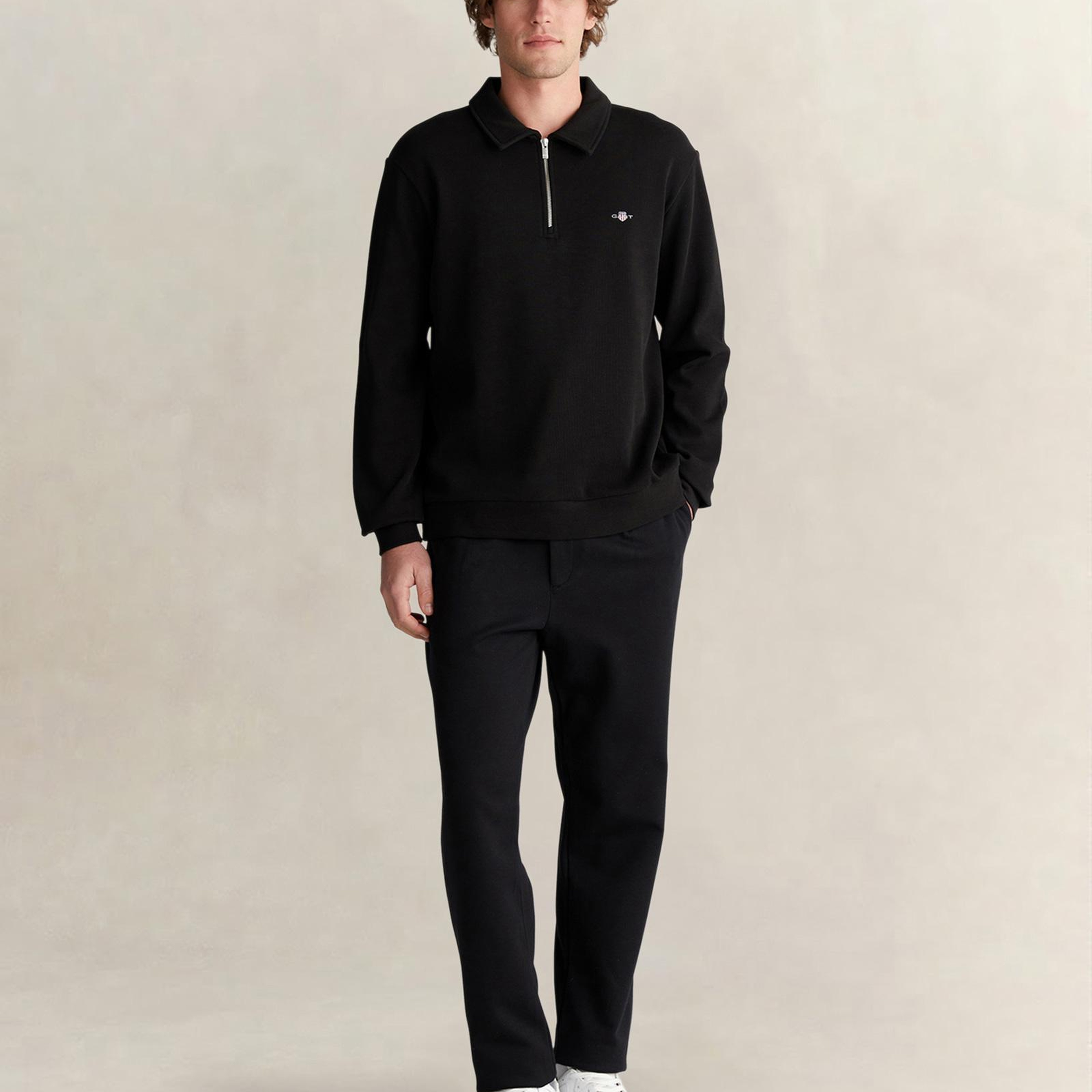 GANT Erkek Siyah Regular Fit Jogger Pantolon