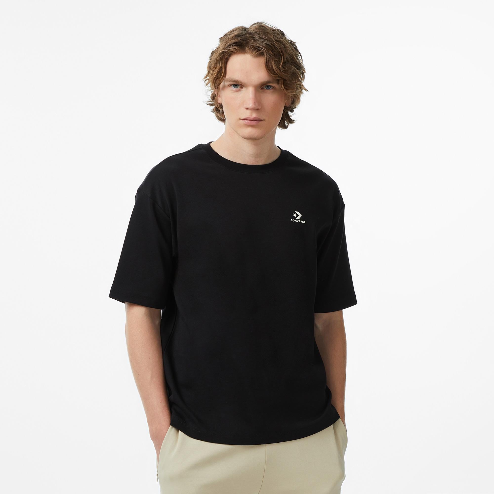 Converse Erkek Siyah T-Shirt