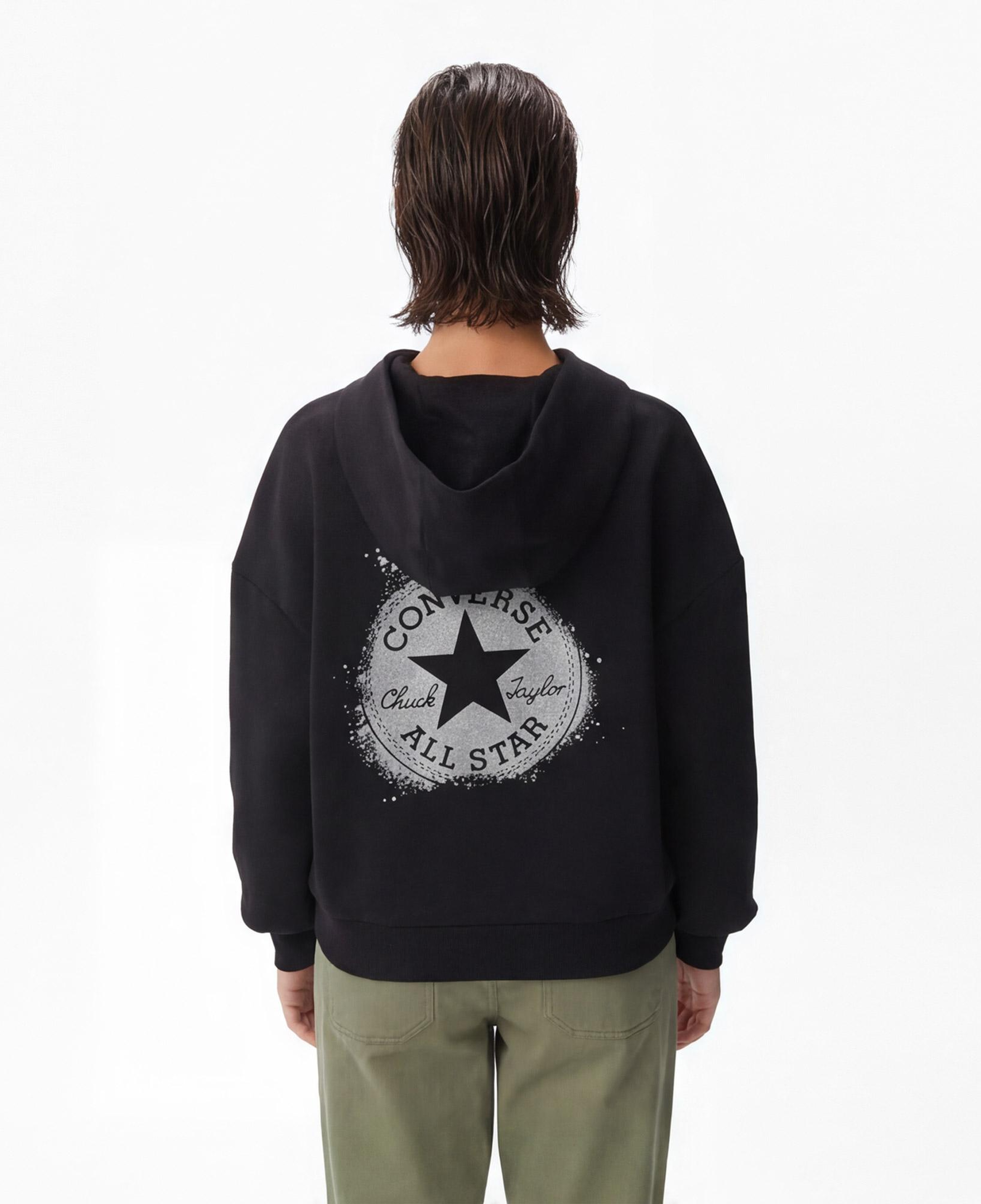 Converse Kadın Siyah Sweatshirt