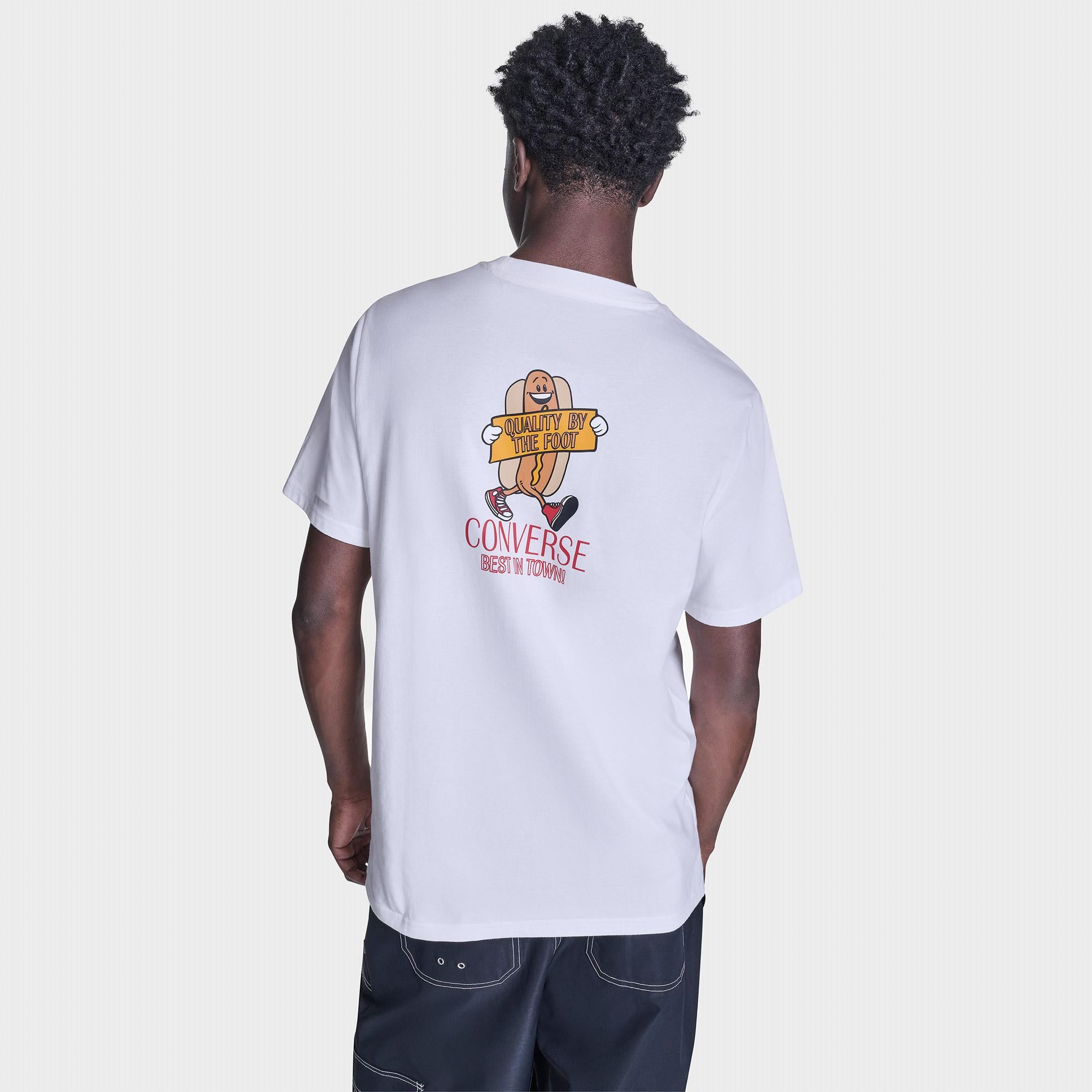 Converse Erkek Beyaz T-Shirt