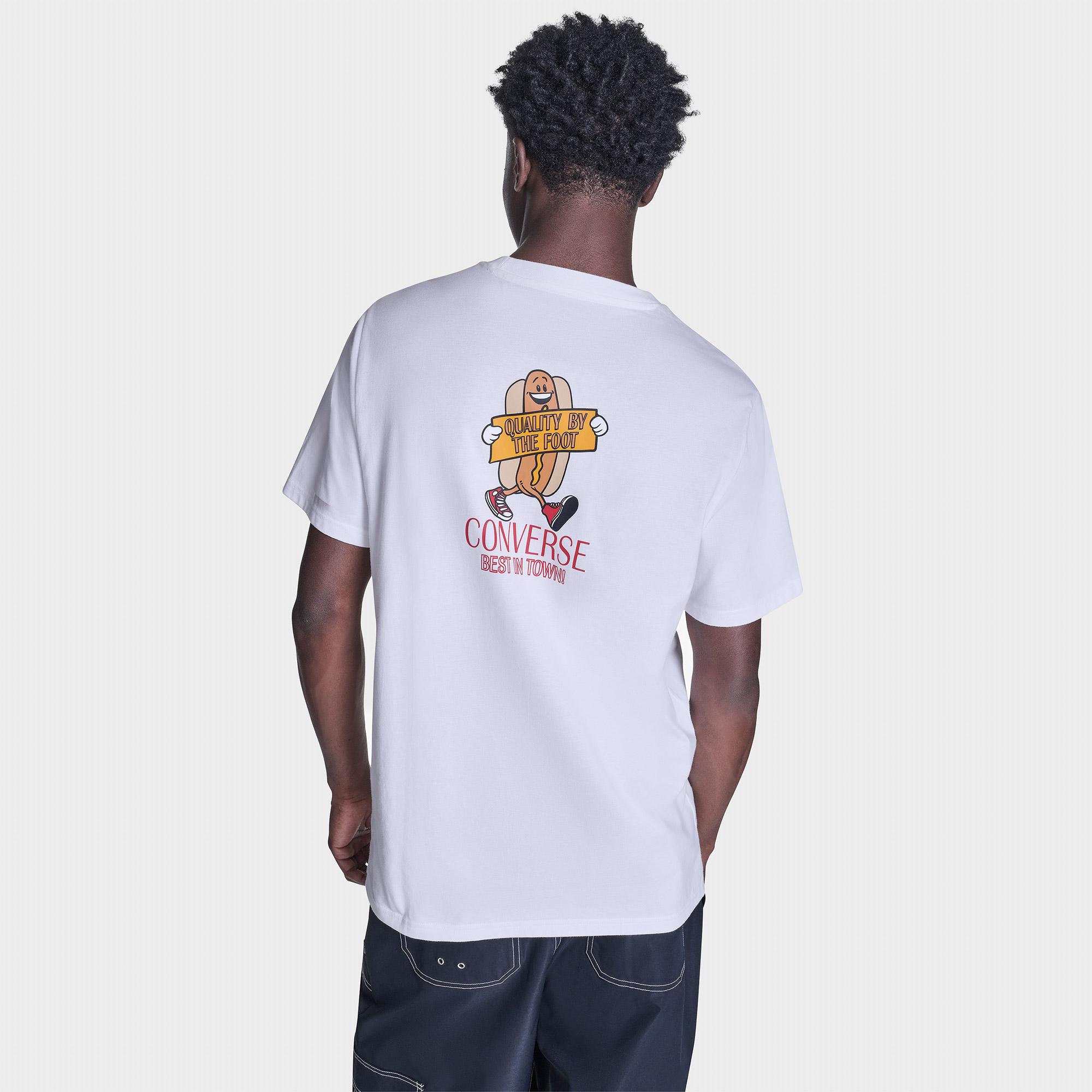 Converse Erkek Beyaz T-Shirt