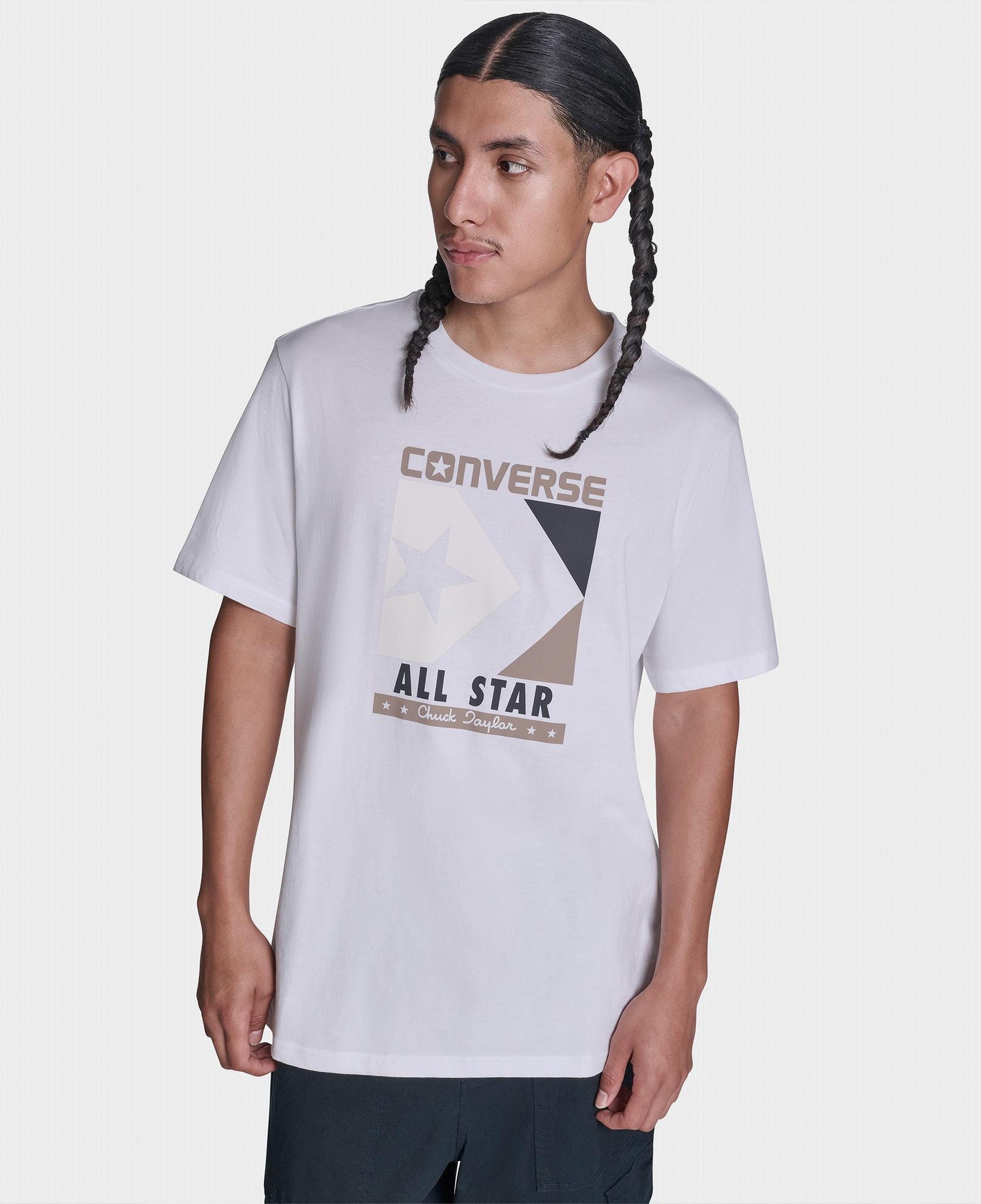 Converse Erkek Beyaz T-Shirt