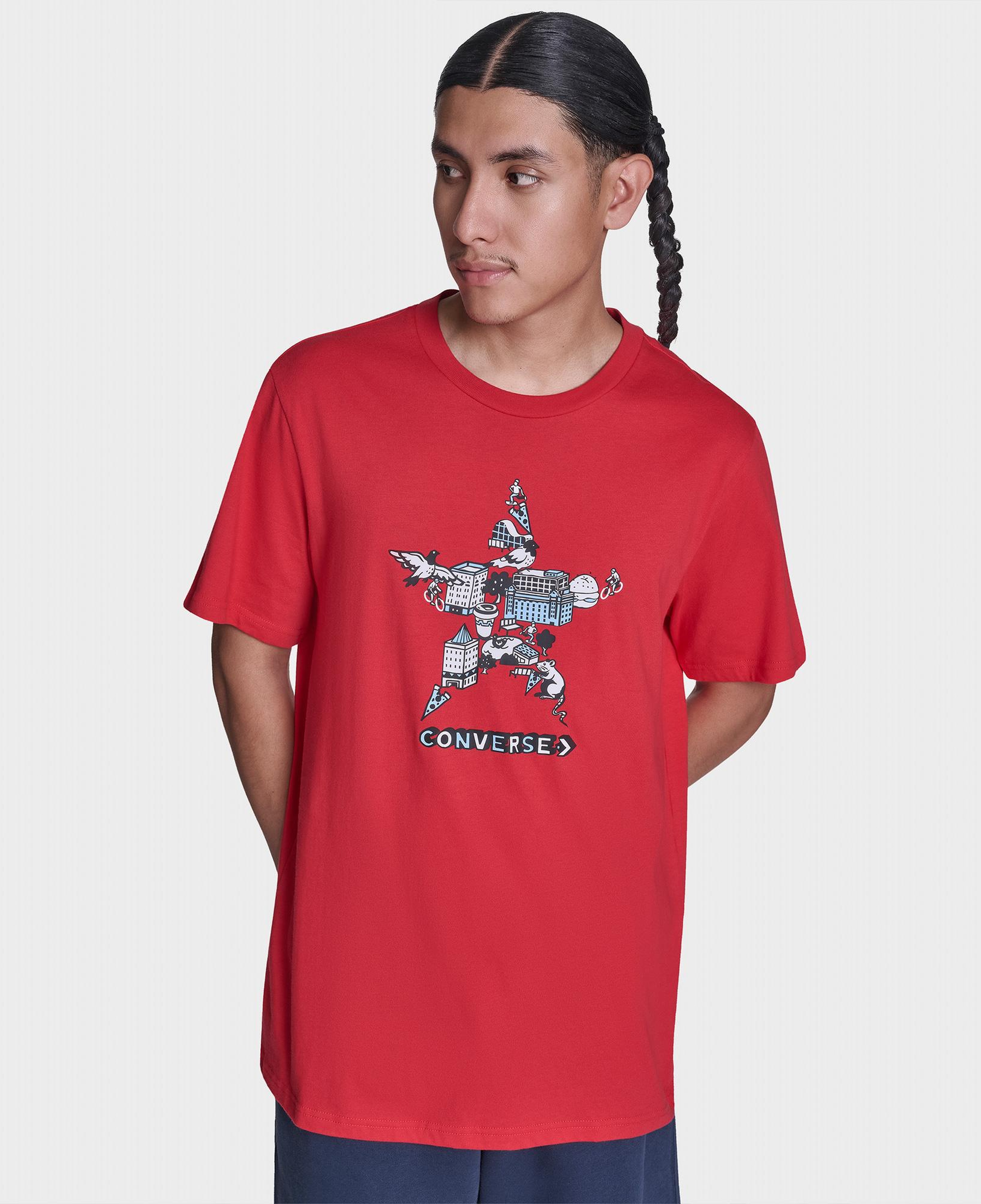 Converse Erkek Kırmızı T-Shirt