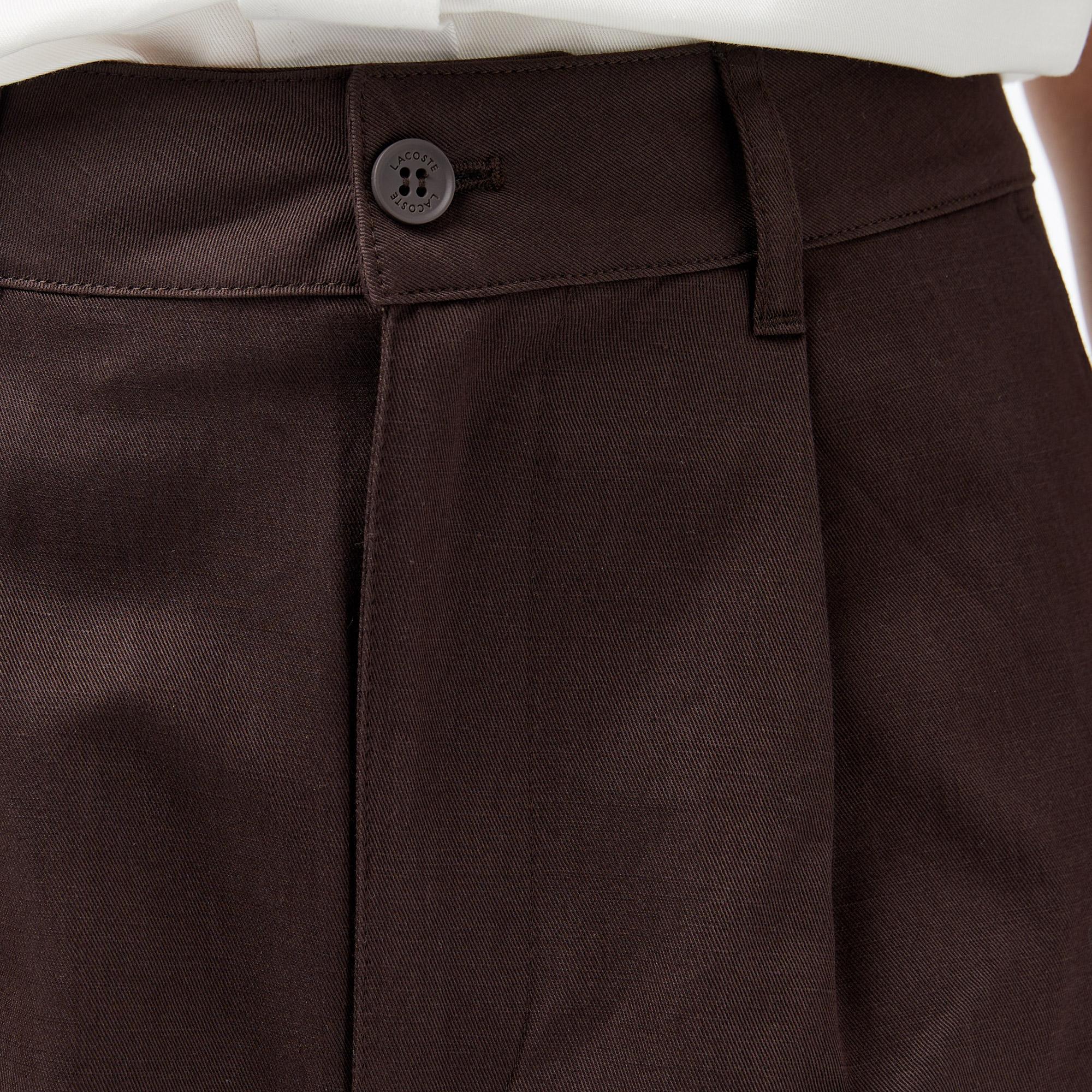 Kadın Relaxed Fit Kahverengi Pantolon