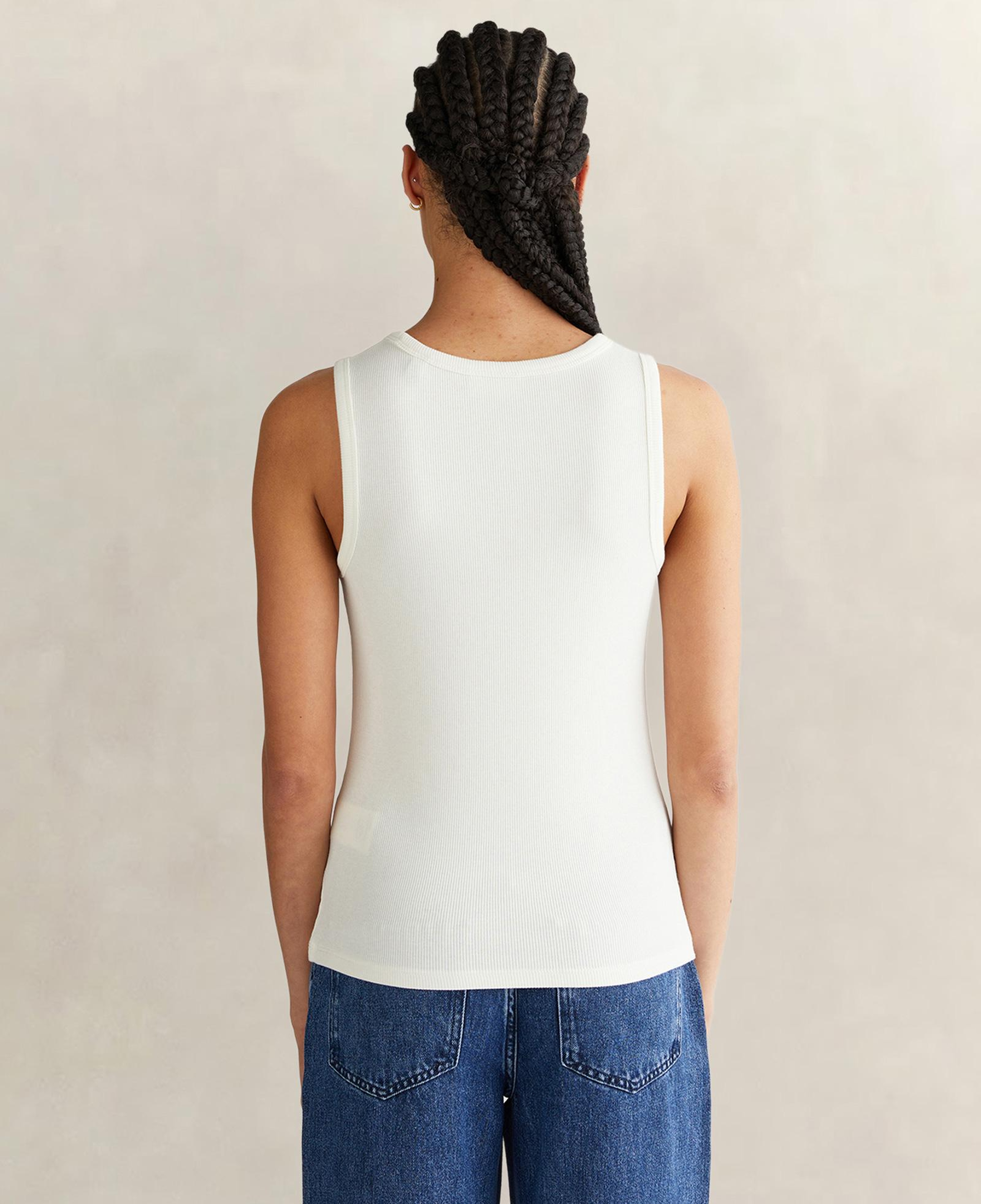 GANT Kadın Beyaz Bisiklet Yaka Regular Fit T-Shirt