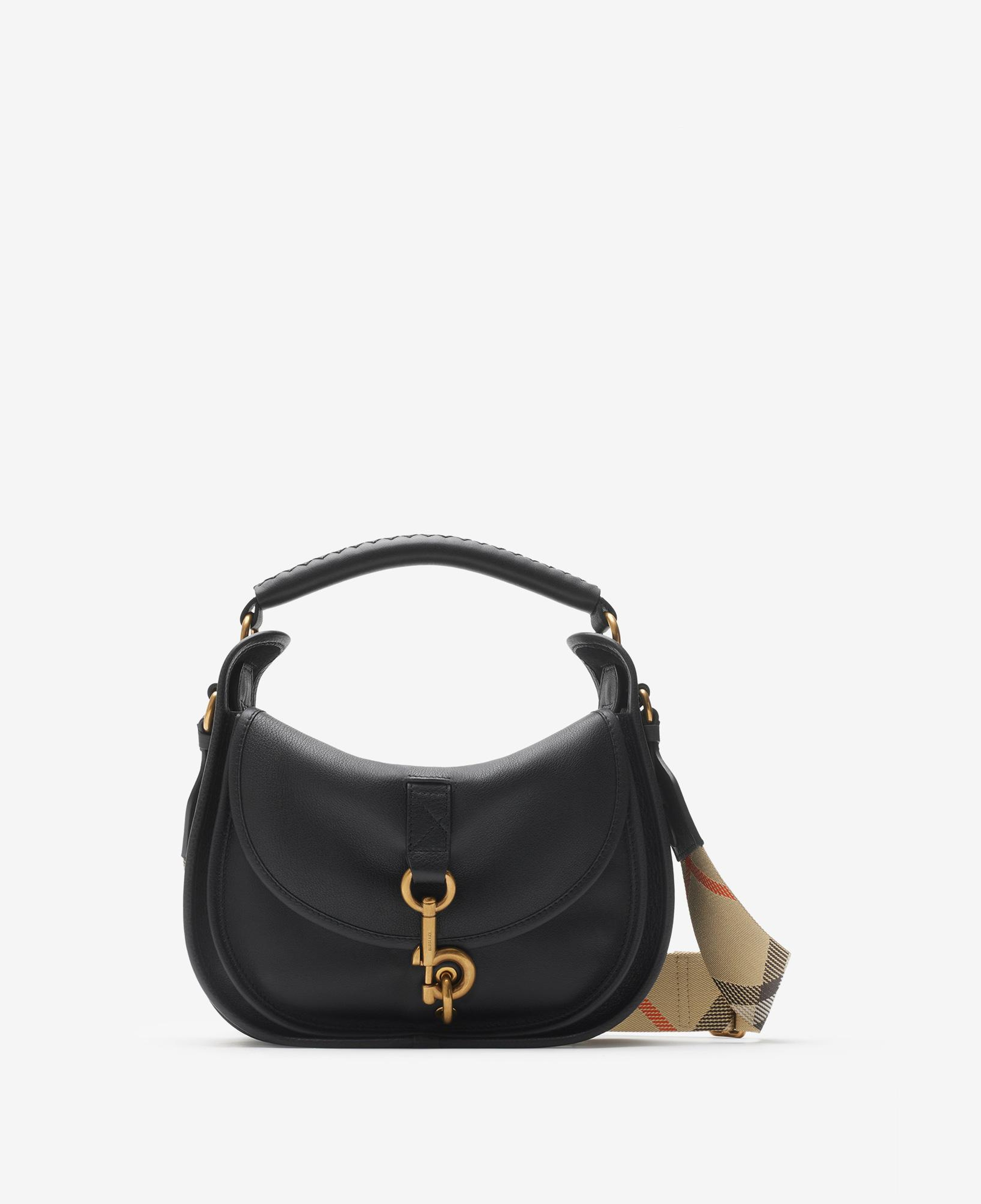 Burberry Small Clip Messenger Kadın Siyah Postacı Çantası