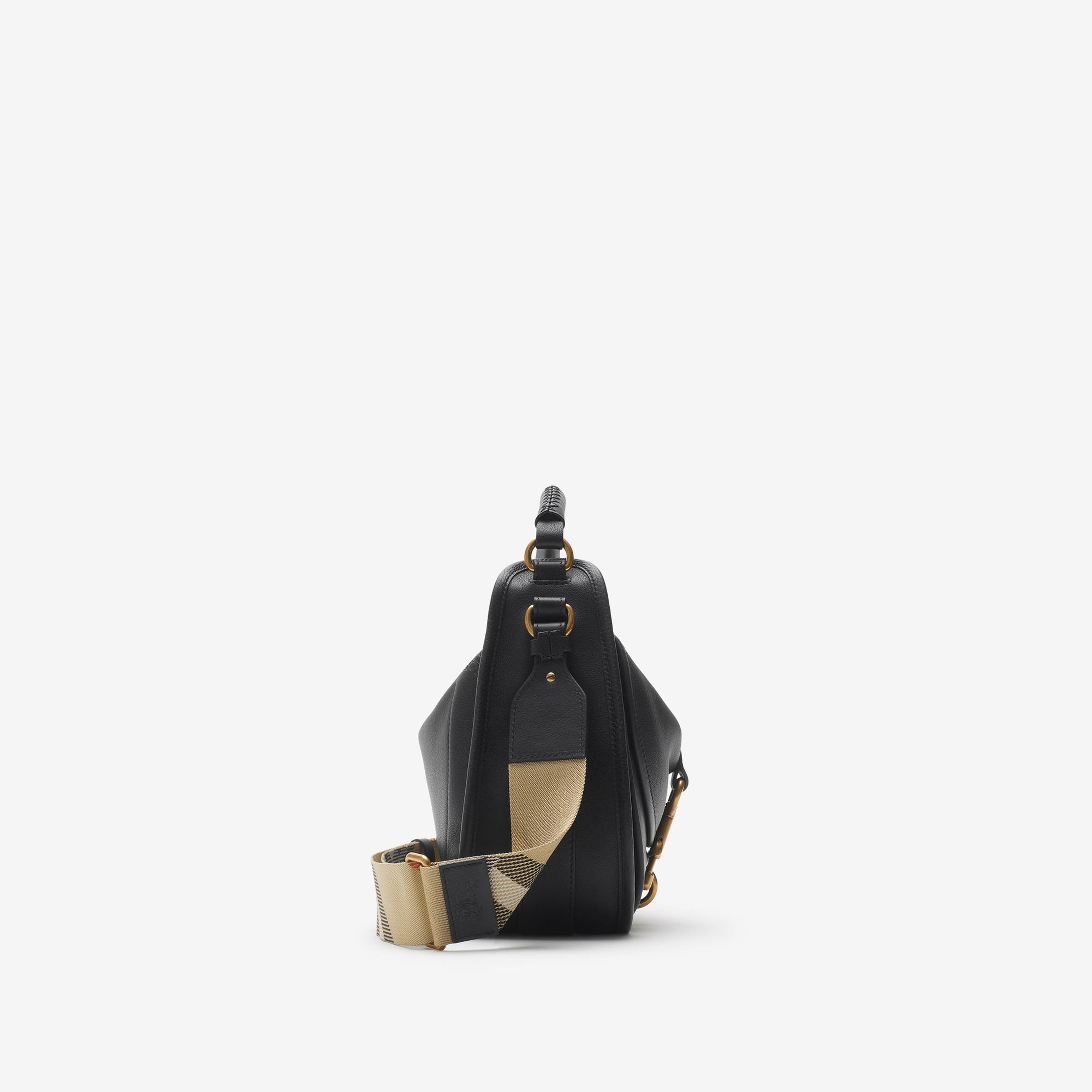 Burberry Small Clip Messenger Kadın Siyah Postacı Çantası