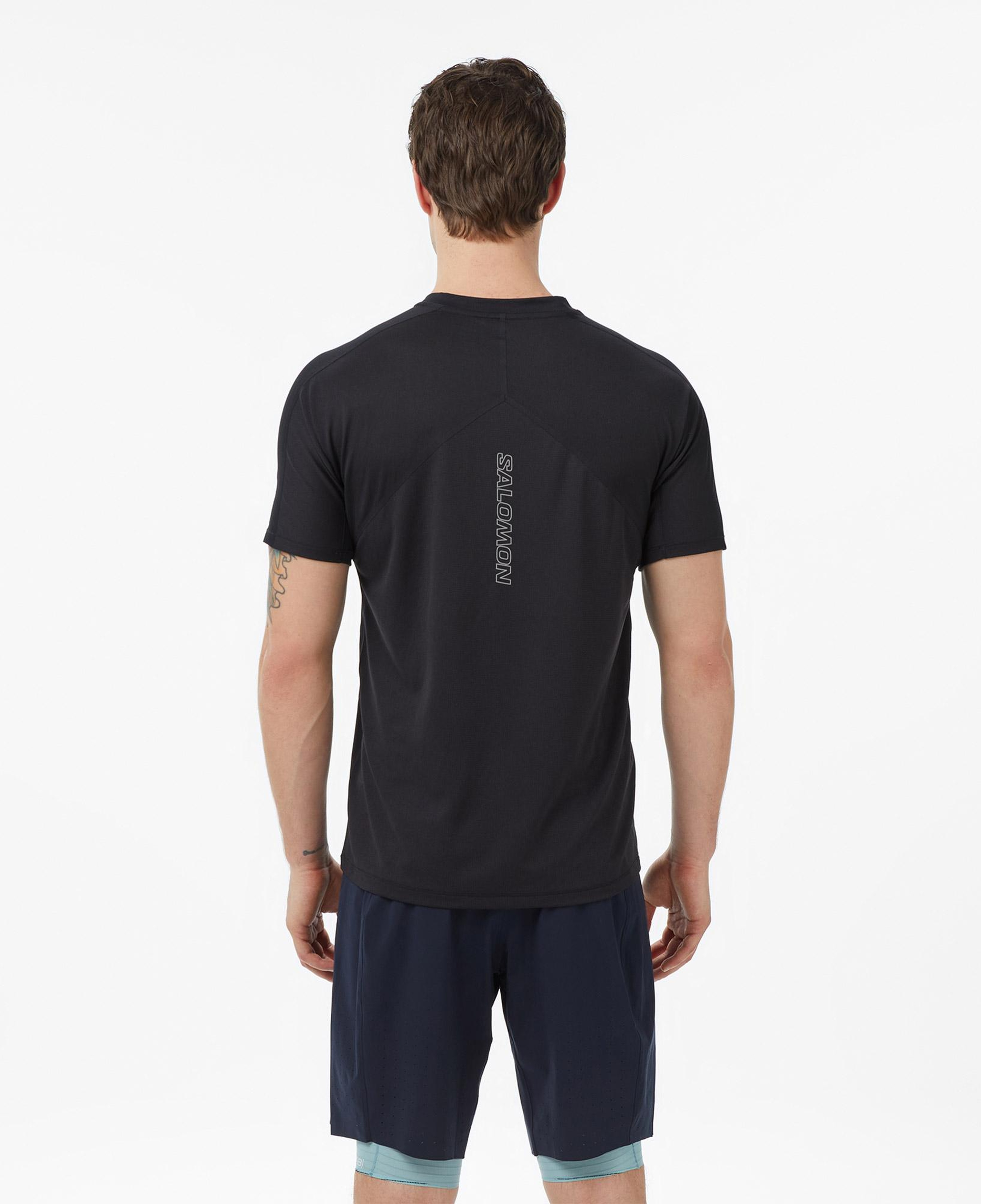 Salomon Sense Aero Erkek Siyah T-Shirt