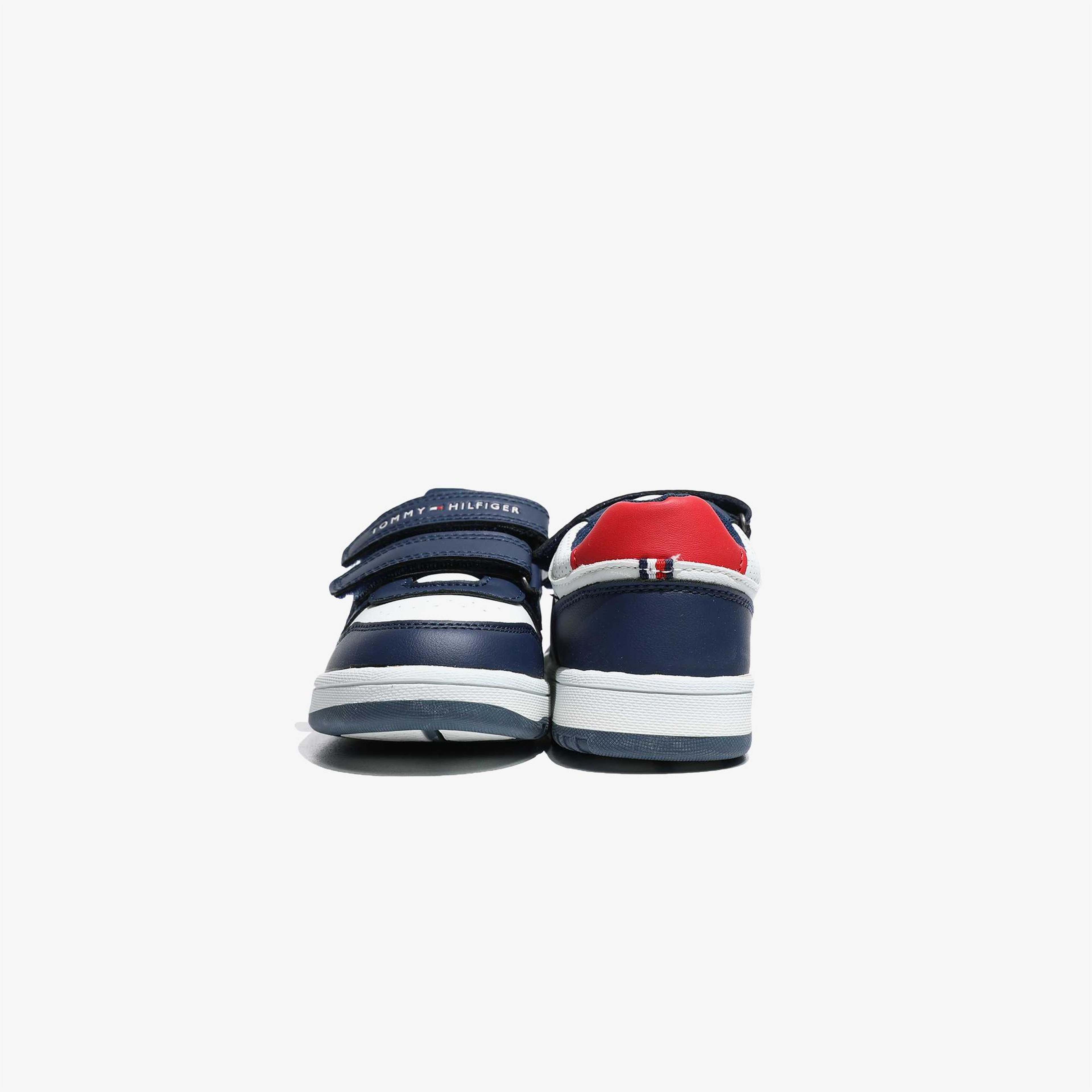 Tommy Hilfiger Flag and Hook Loop Bebek Lacivert Spor Ayakkabı