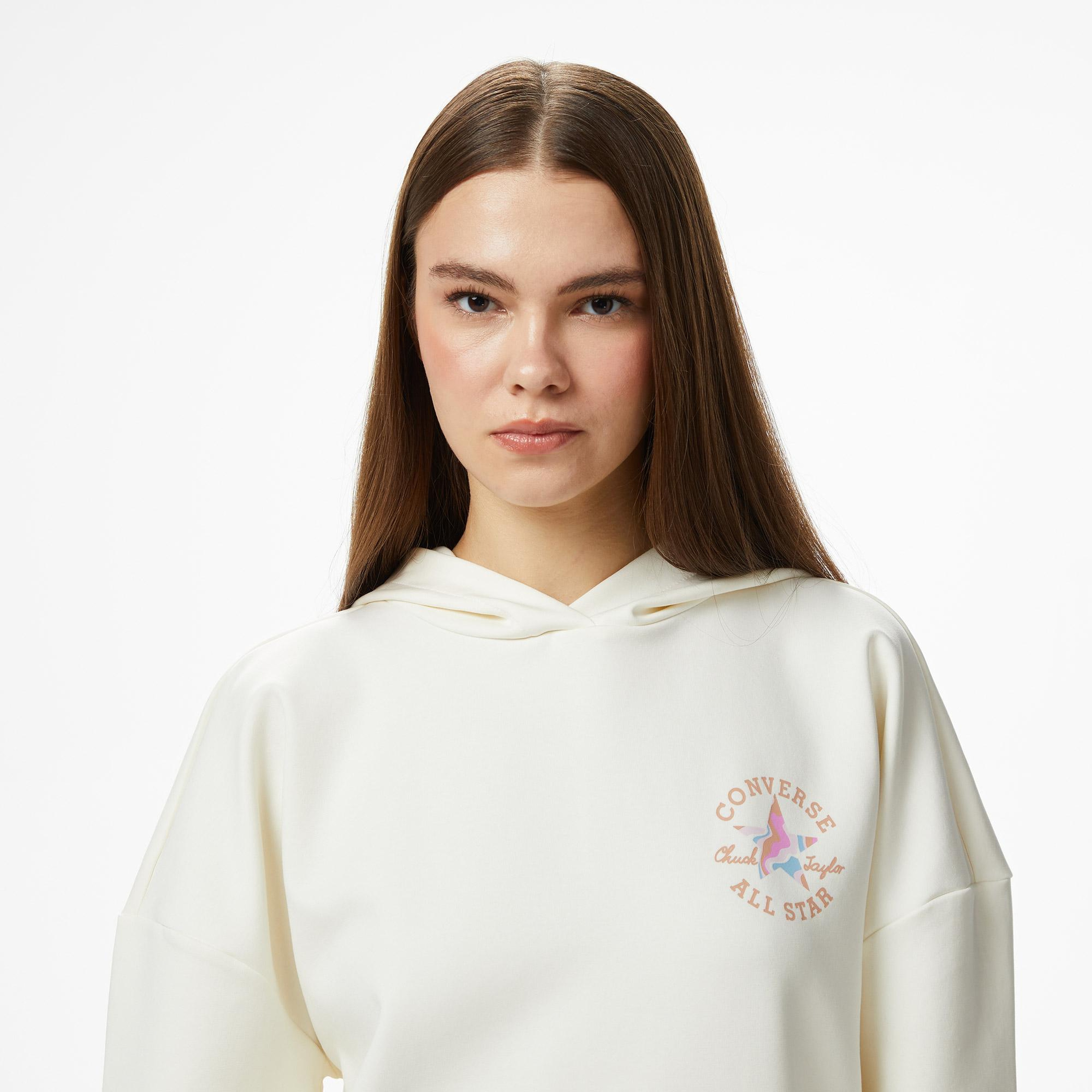 Converse Kadın Krem Sweatshirt