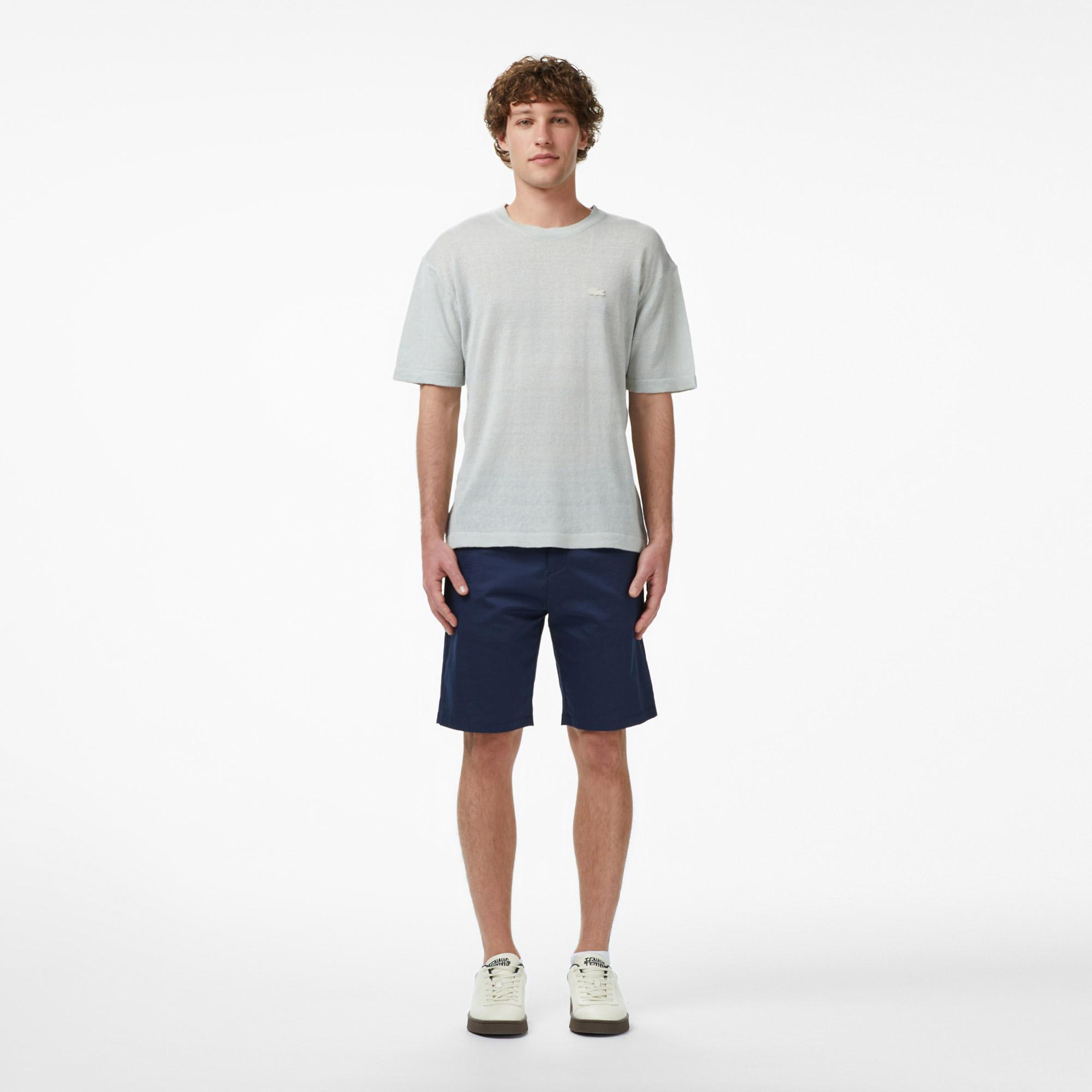 Erkek Regular Fit Lacivert Bermuda Şort