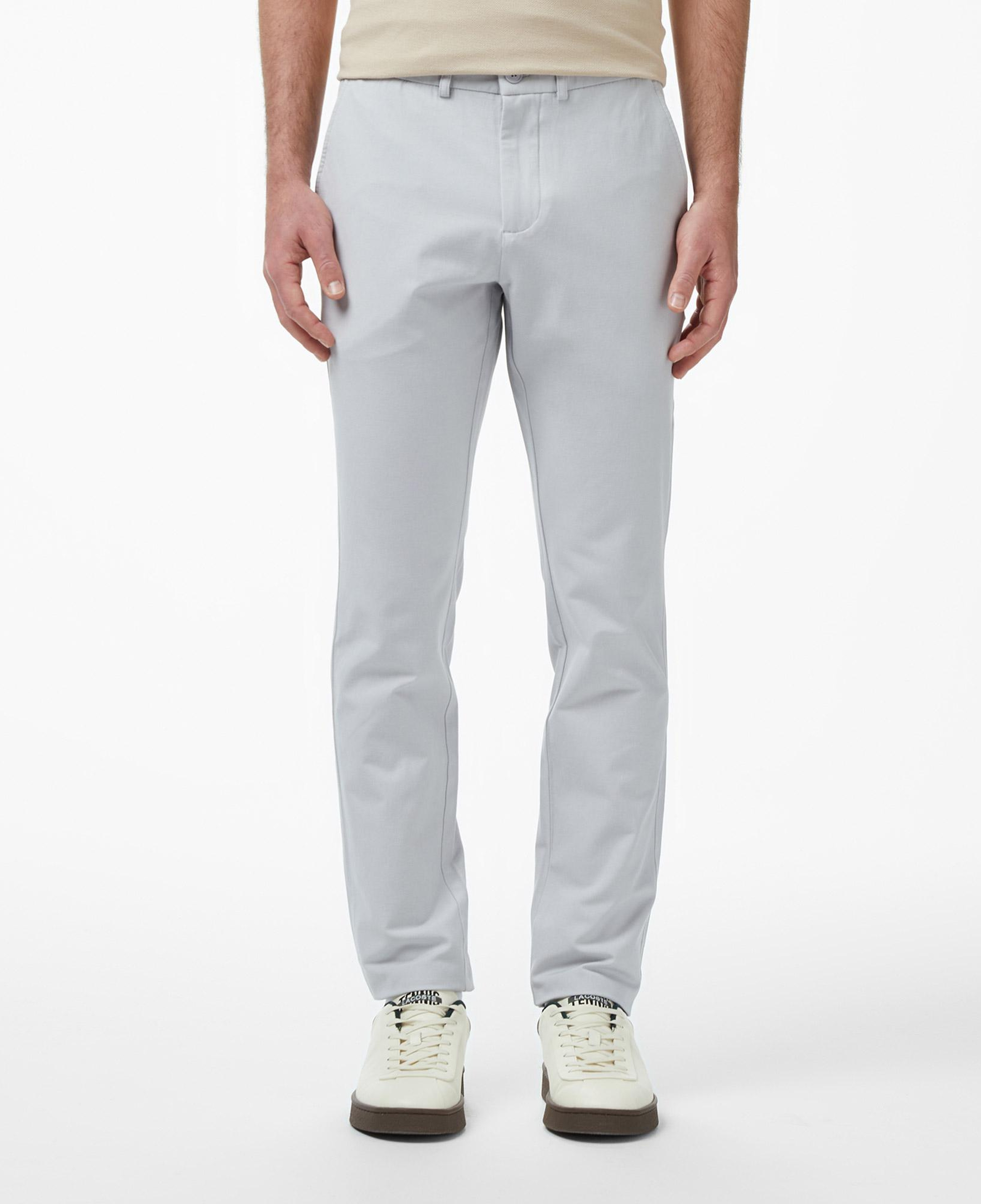 Erkek Slim Fit Gri Chino Pantolon