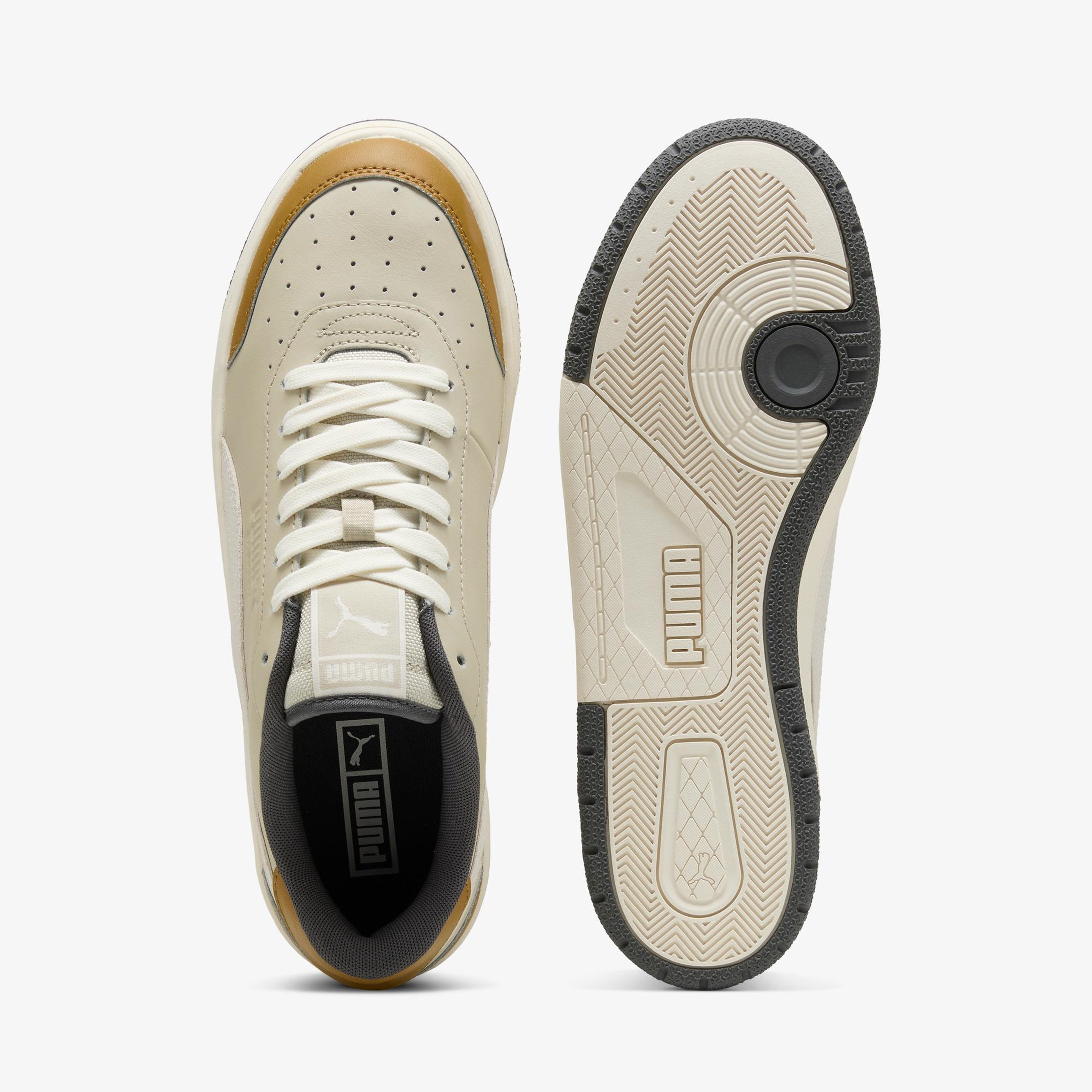 Puma CA Match Lux Unisex Bej Spor Ayakkabı