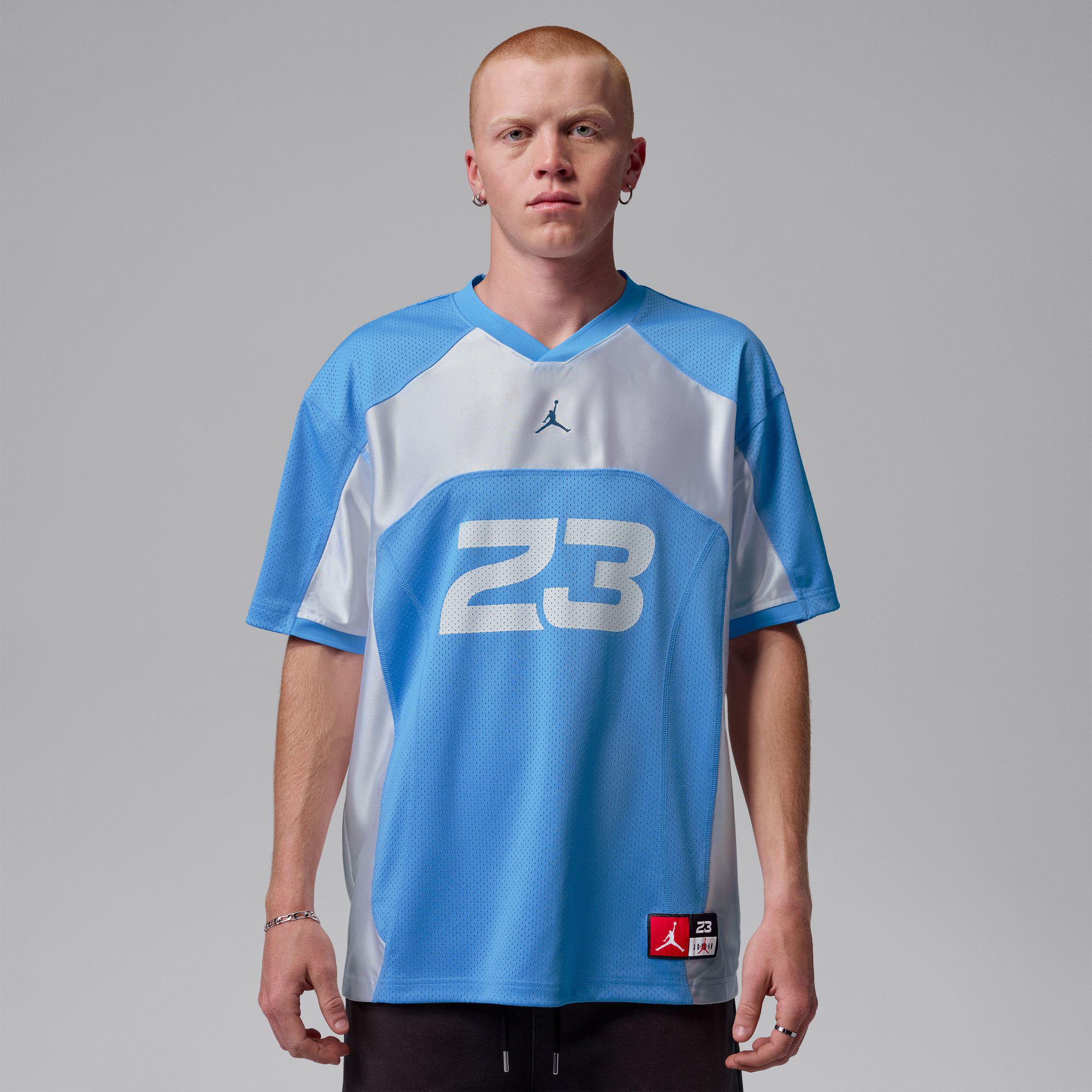 Jordan Flight Jersey Erkek Mavi T-Shirt