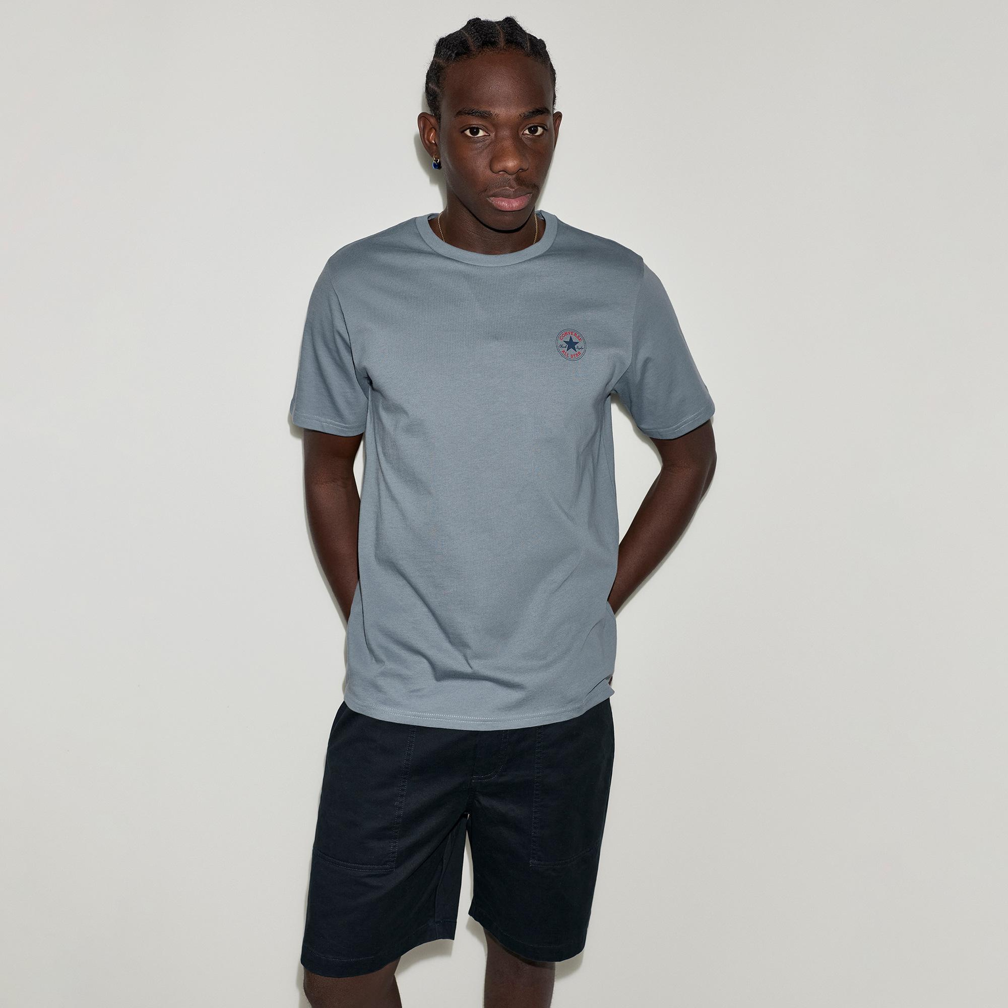 Converse Erkek Gri T-Shirt