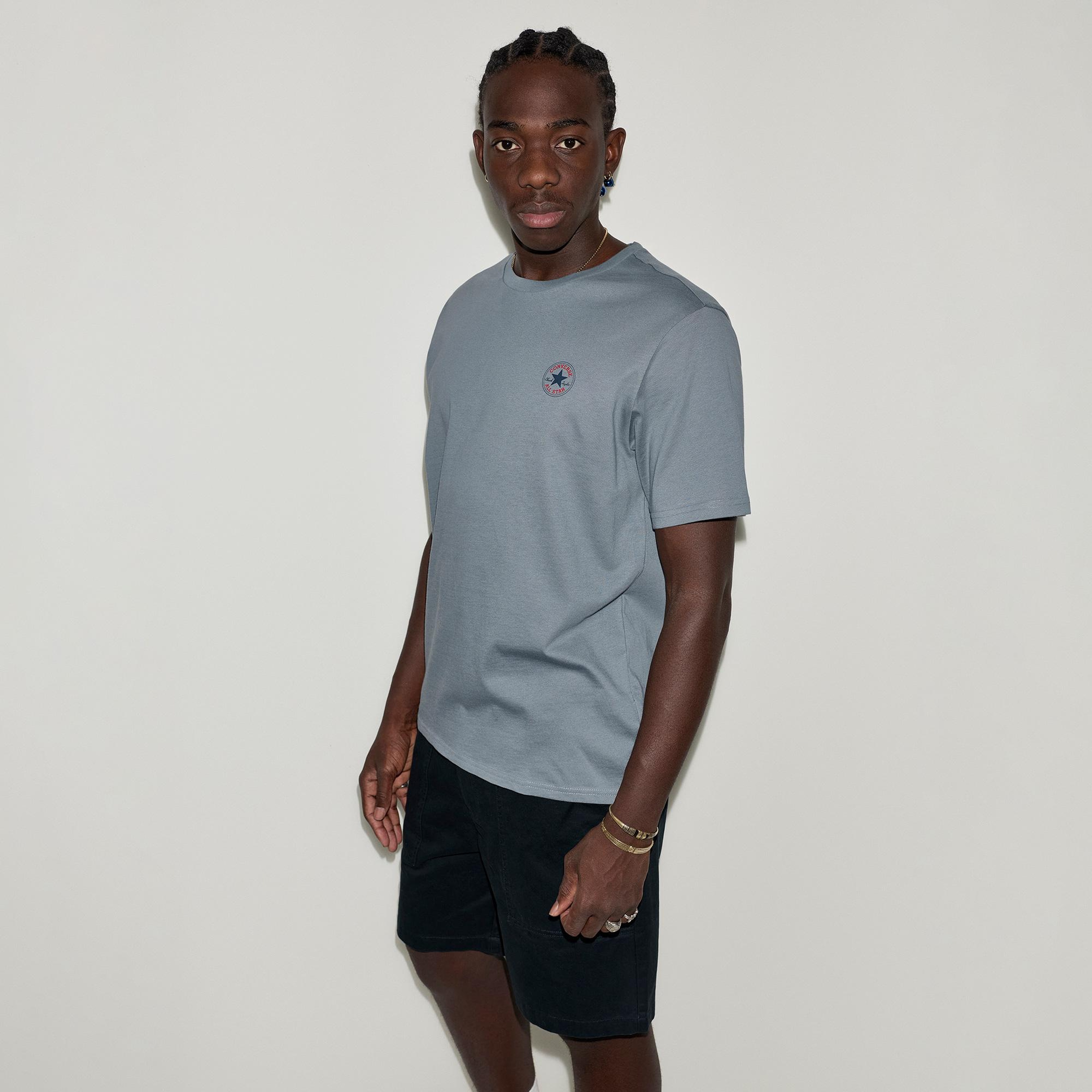 Converse Erkek Gri T-Shirt