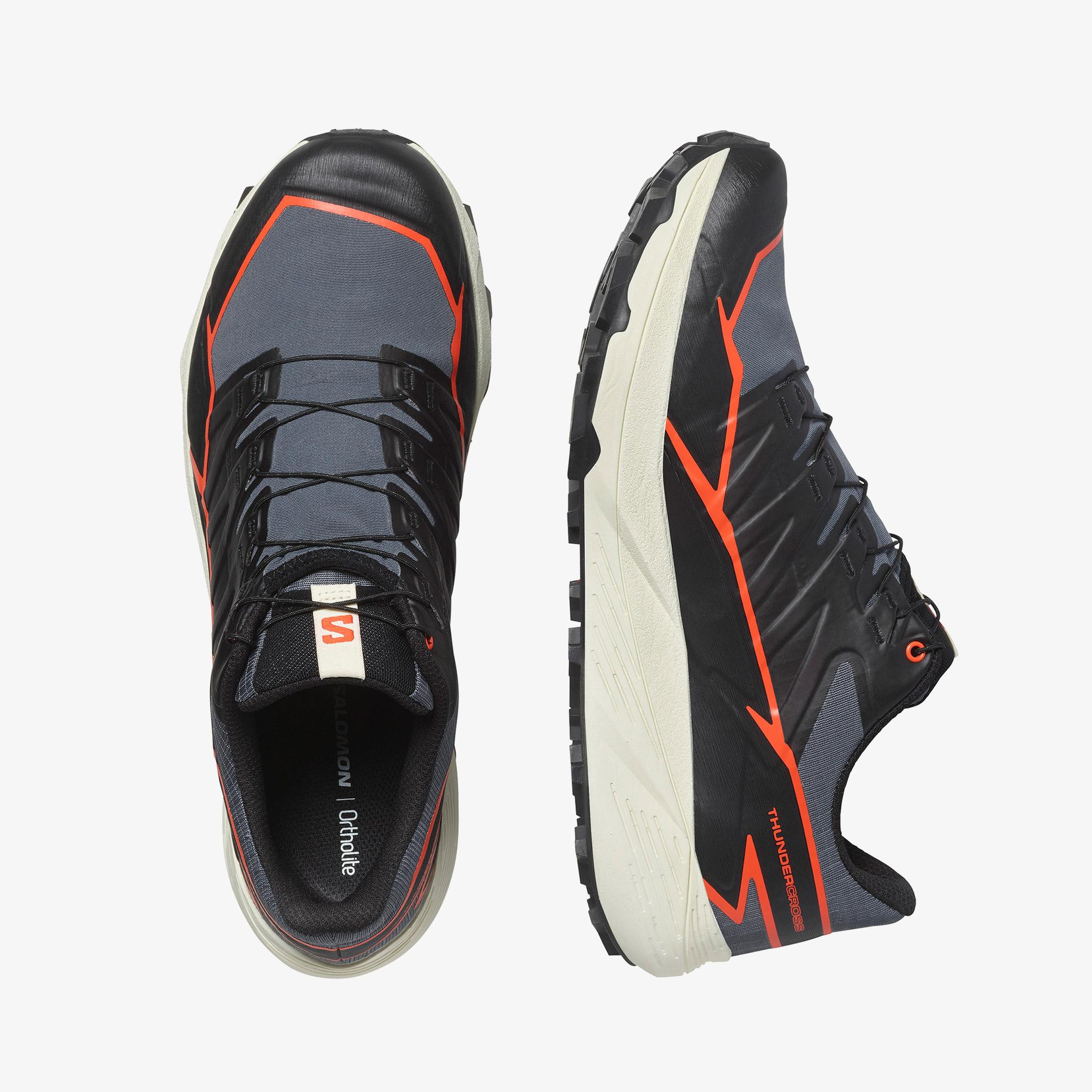 Salomon Thundercross Gore-Tex Erkek Gri Koşu Ayakkabısı