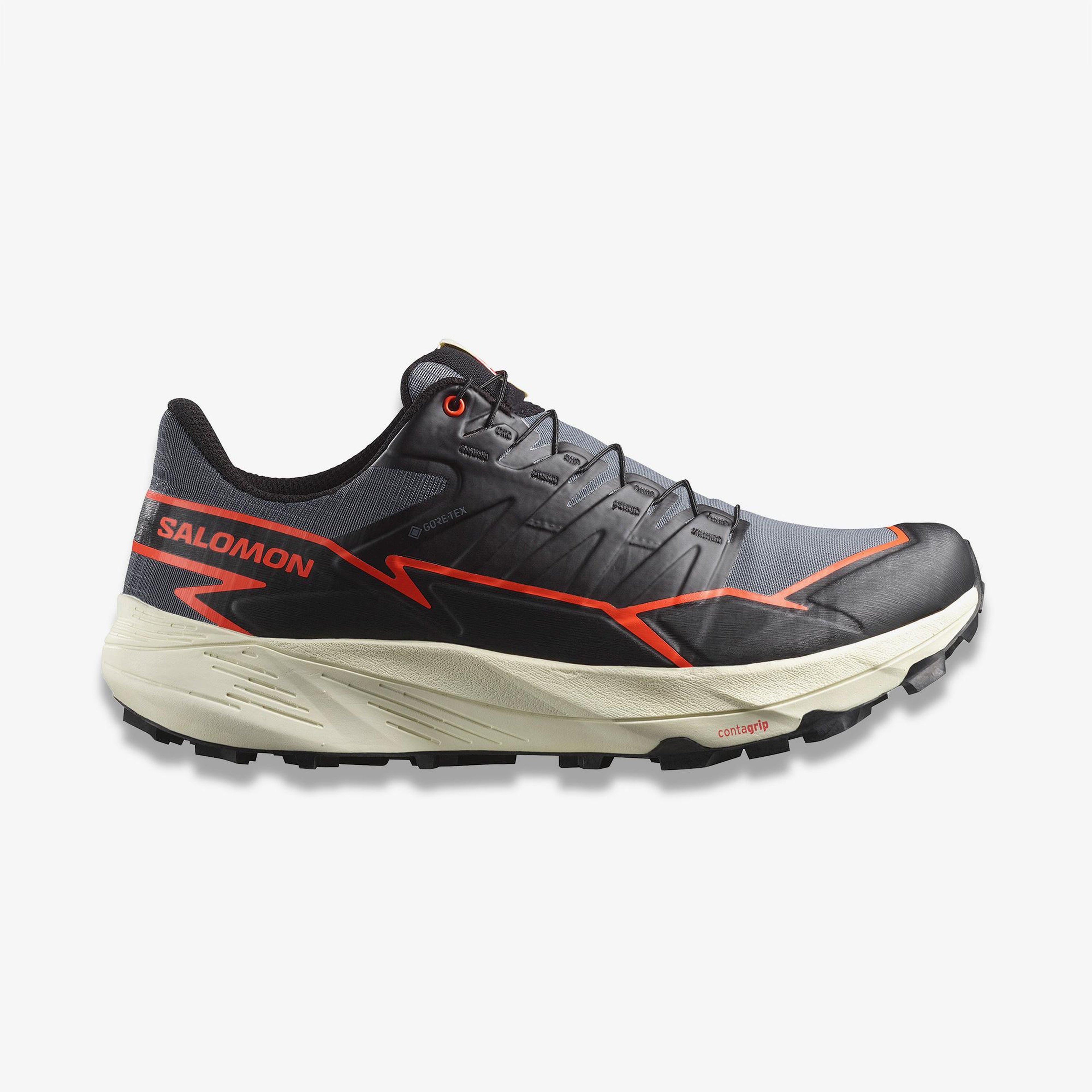 Salomon Thundercross Gore-Tex Erkek Gri Koşu Ayakkabısı