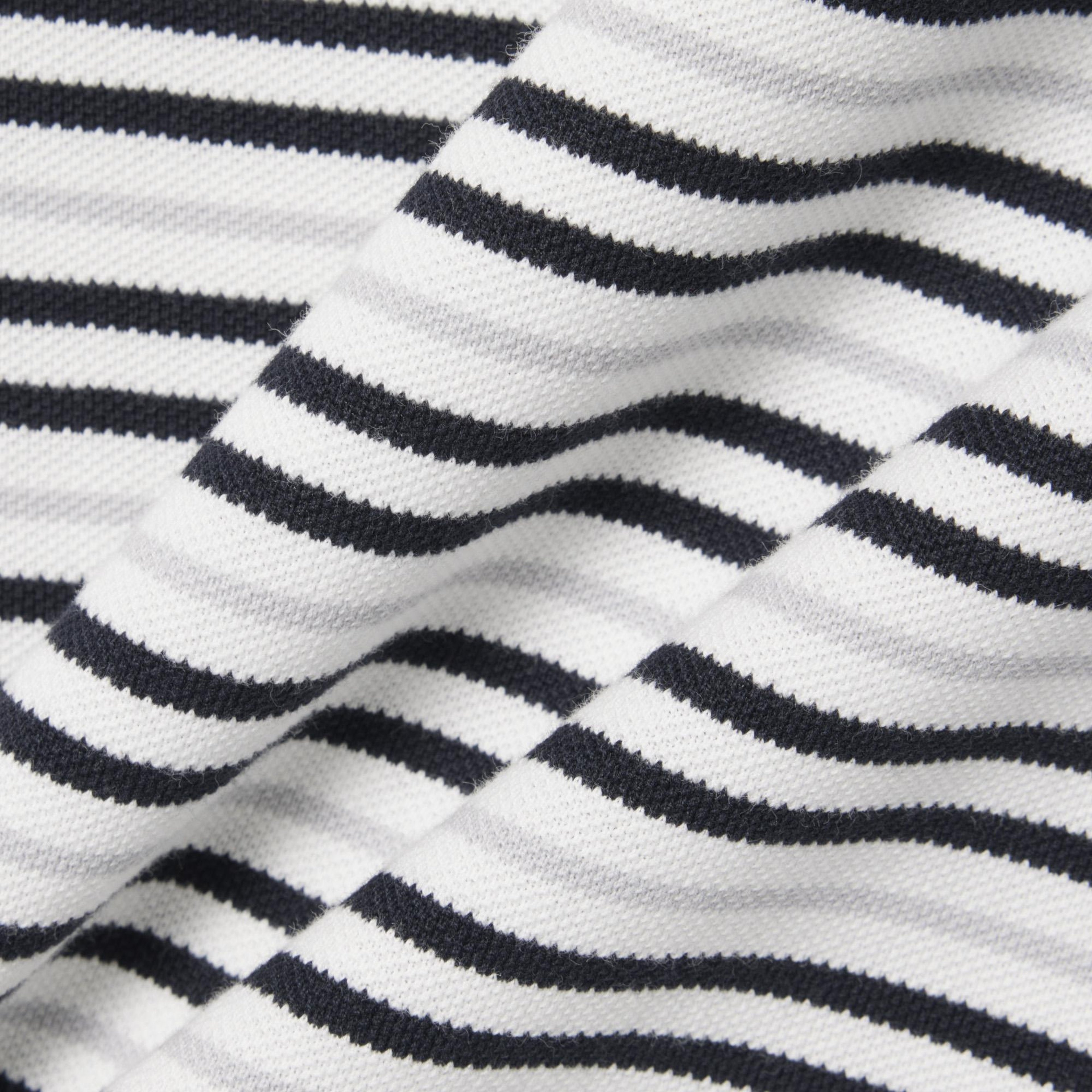 Lacoste Erkek Classic Fit Çizgili Gri Polo
