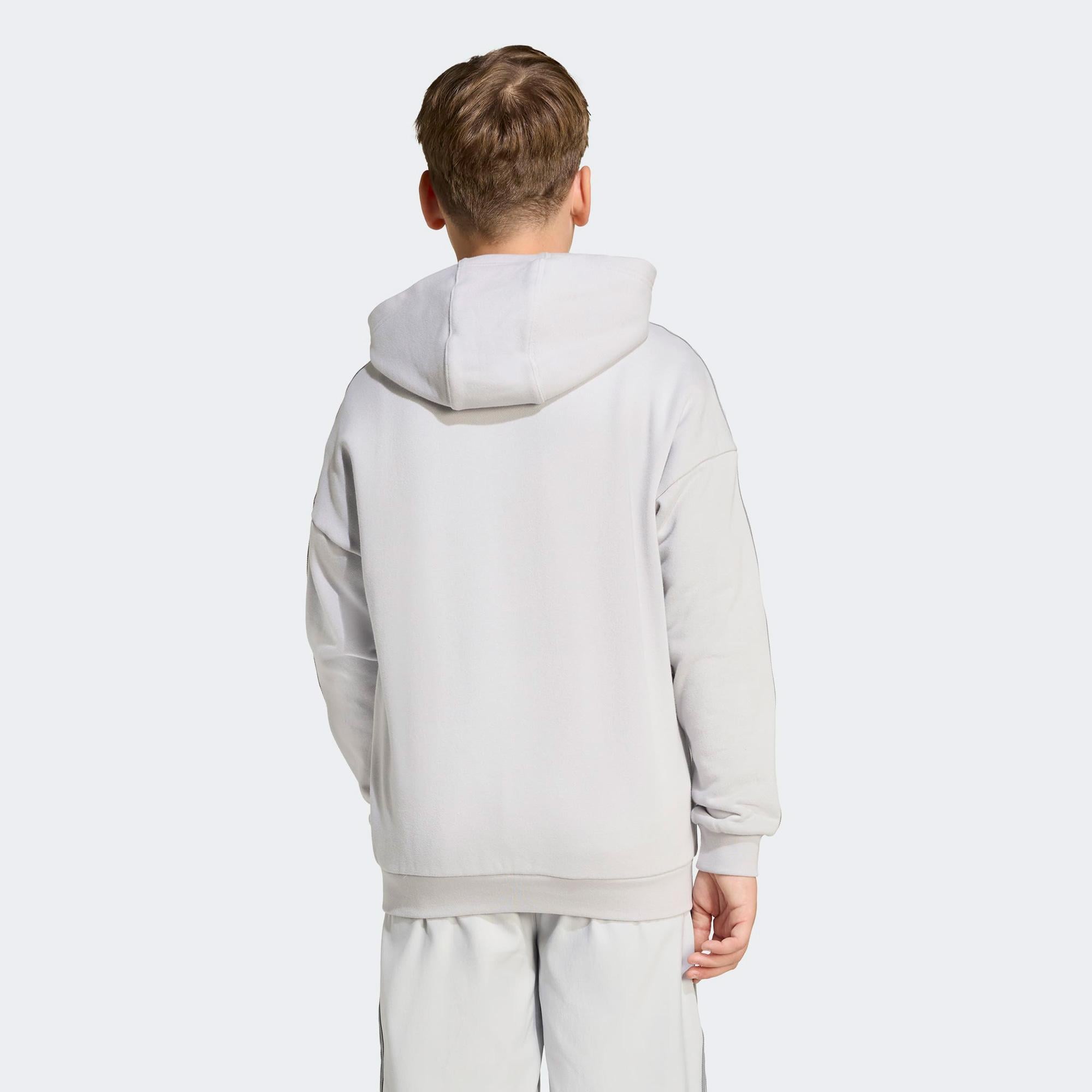 adidas Hoodıe Çocuk Gri Sweatshirt